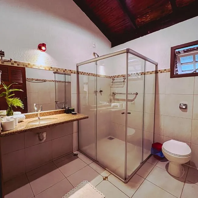 Bathroom in Chalés Terraviva