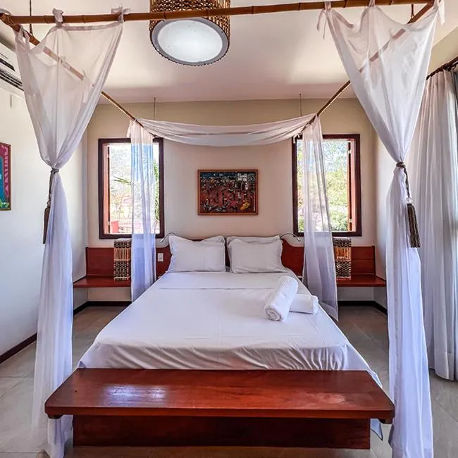 Bed in Chalés Terraviva