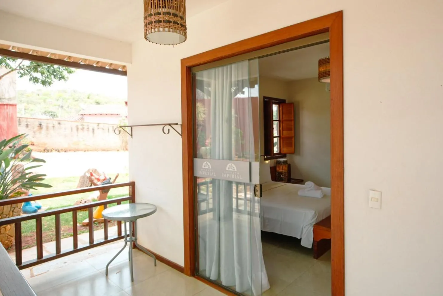 Bed in Chalés Terraviva