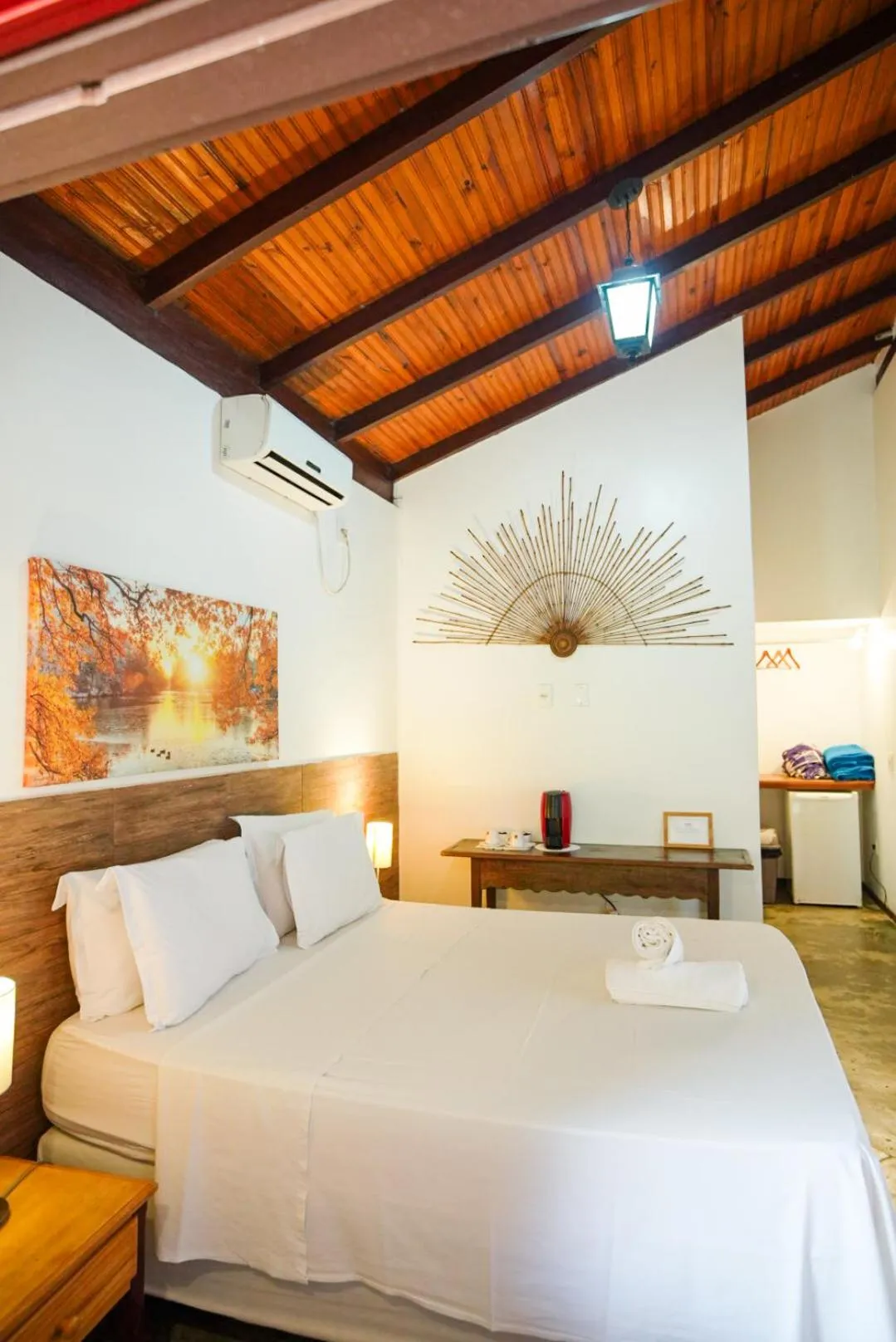 Bed in Chalés Terraviva