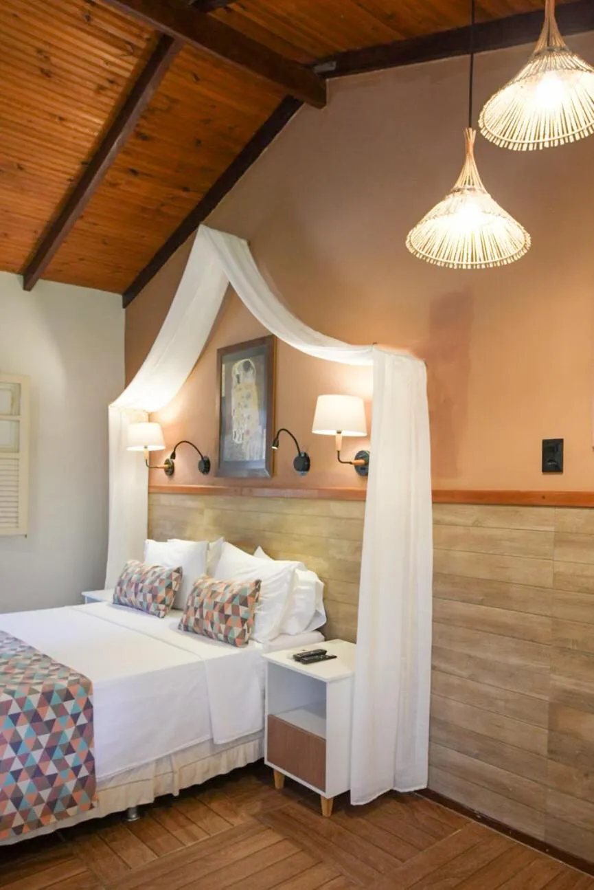 Bed in Chalés Terraviva