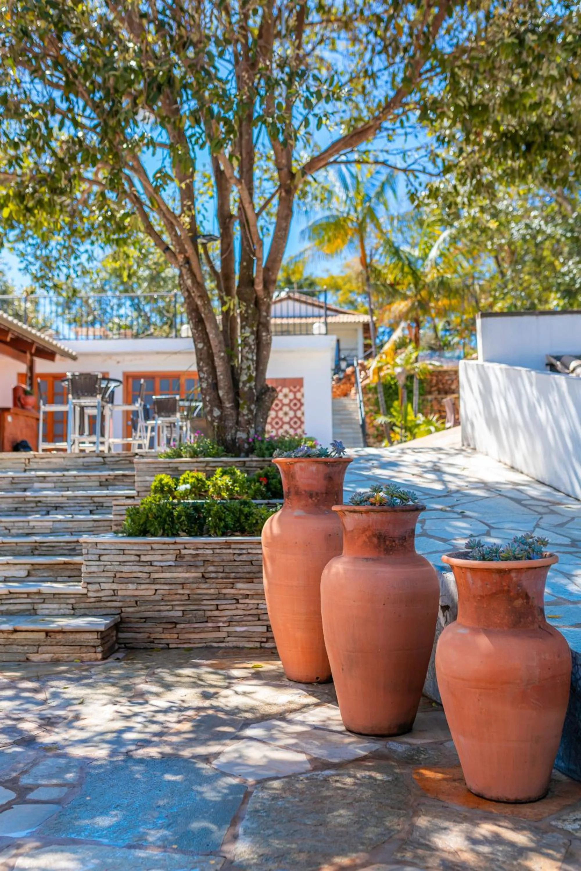 Swimming pool in Chalés Terraviva