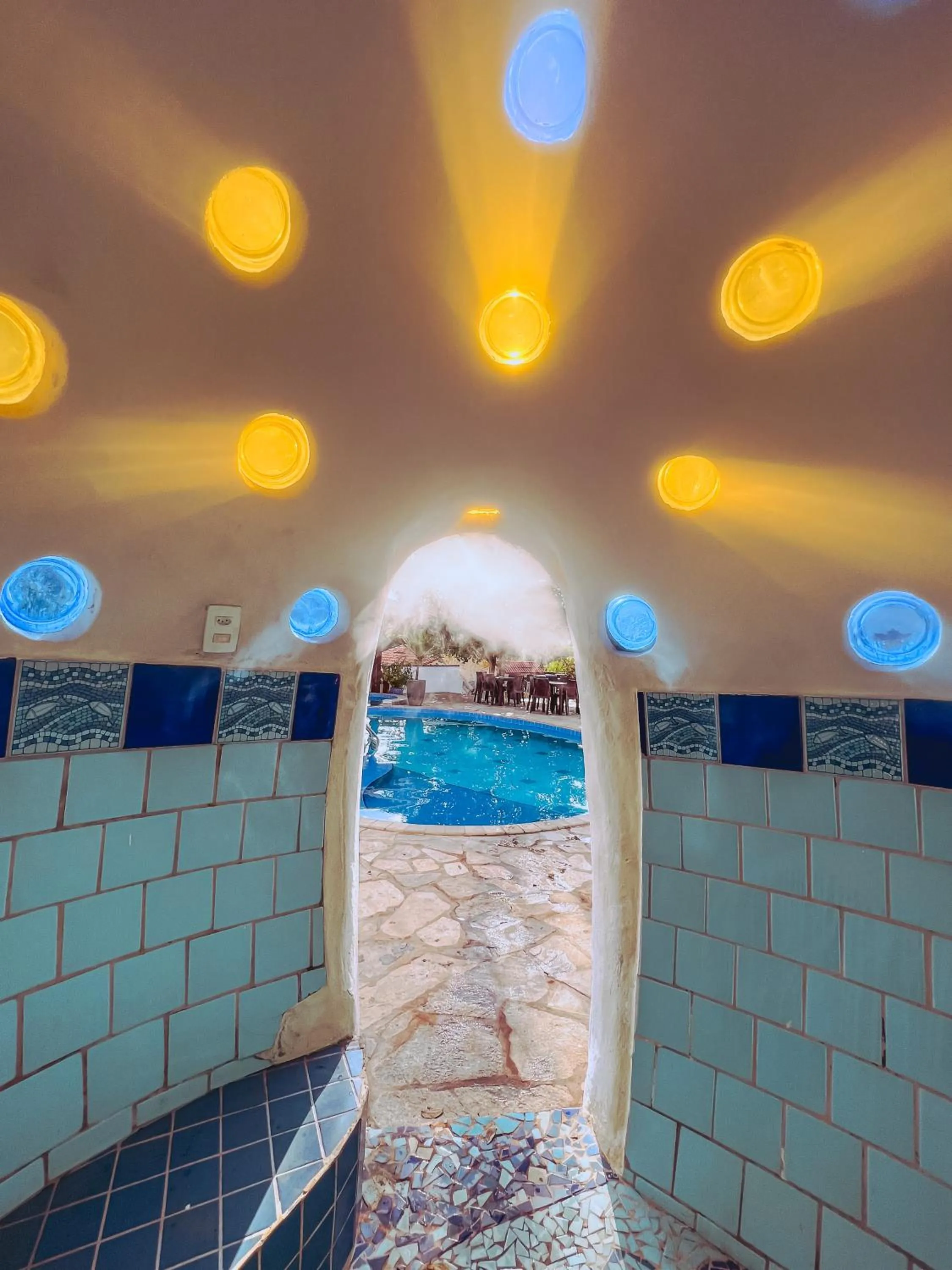 Sauna in Chalés Terraviva