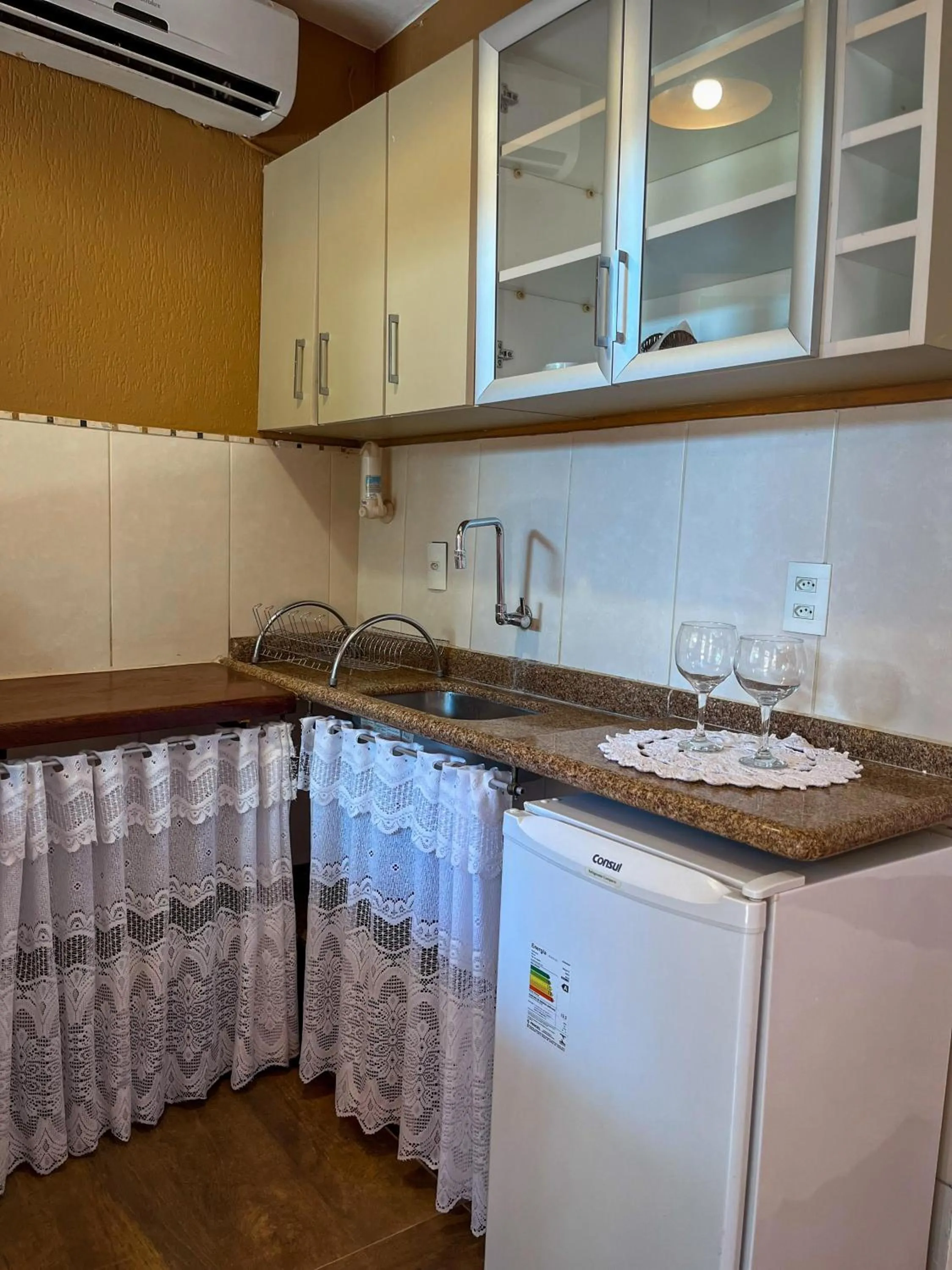 kitchen in Chalés Terraviva