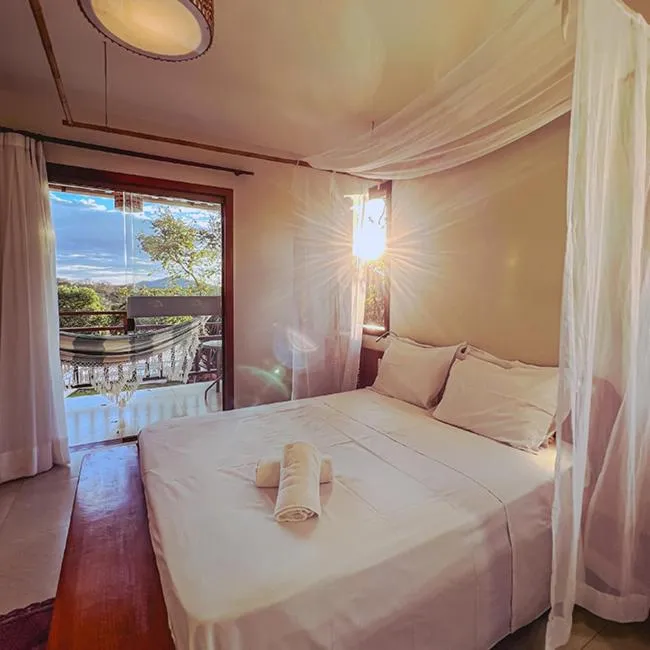 Bed in Chalés Terraviva