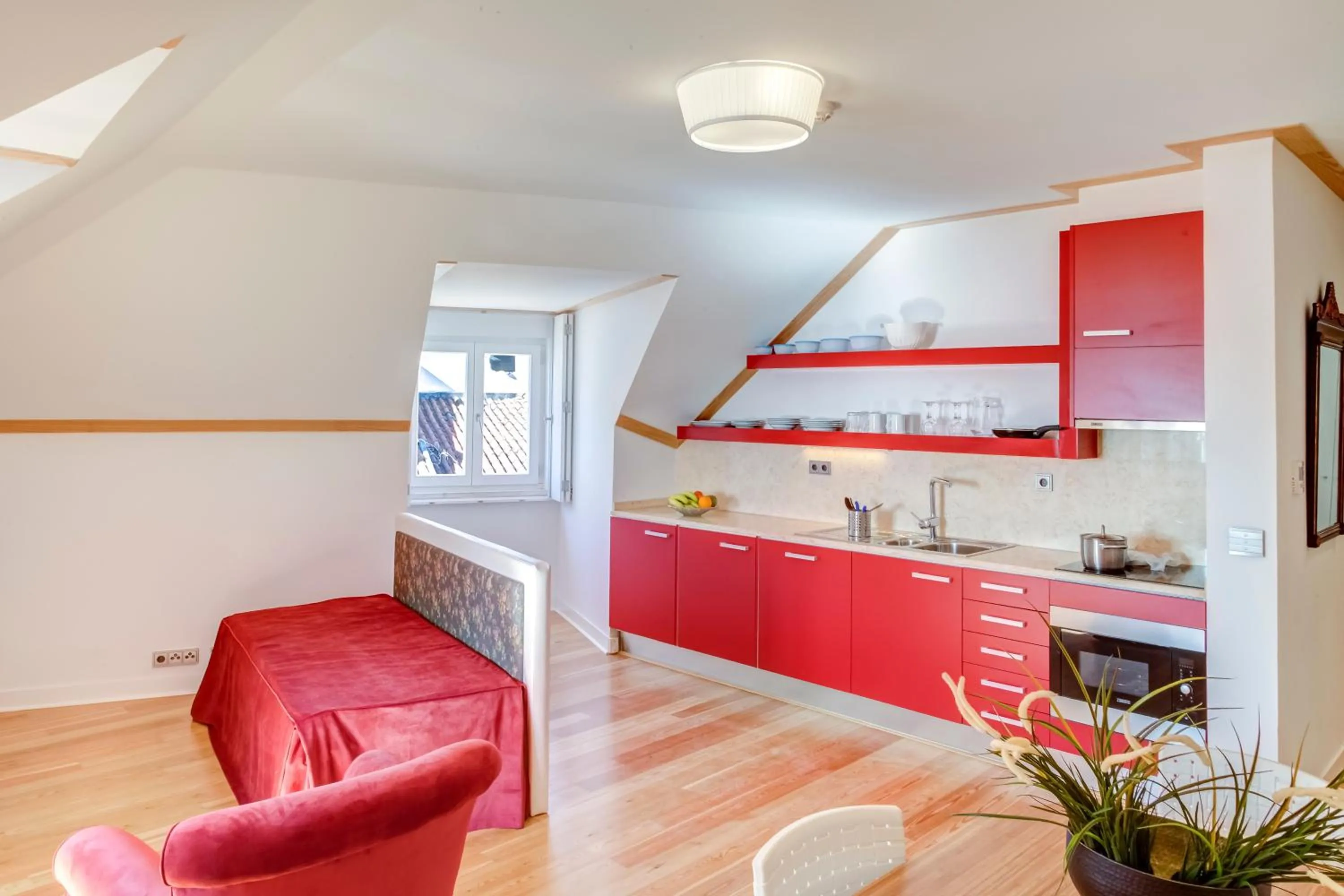 Kitchen or kitchenette in Palácio Camões - Lisbon Serviced Apartments