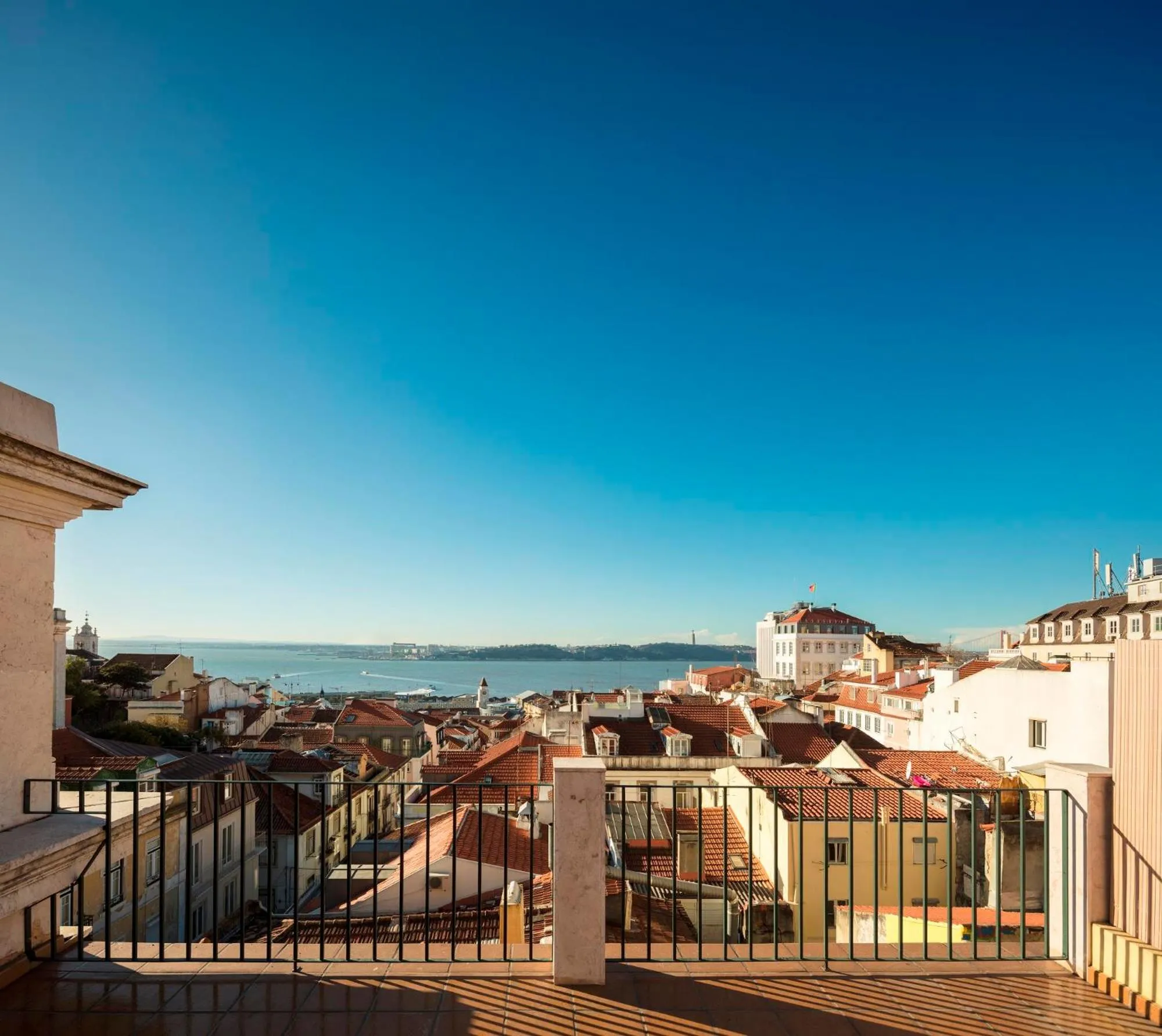 Balcony/Terrace in Palácio Camões - Lisbon Serviced Apartments