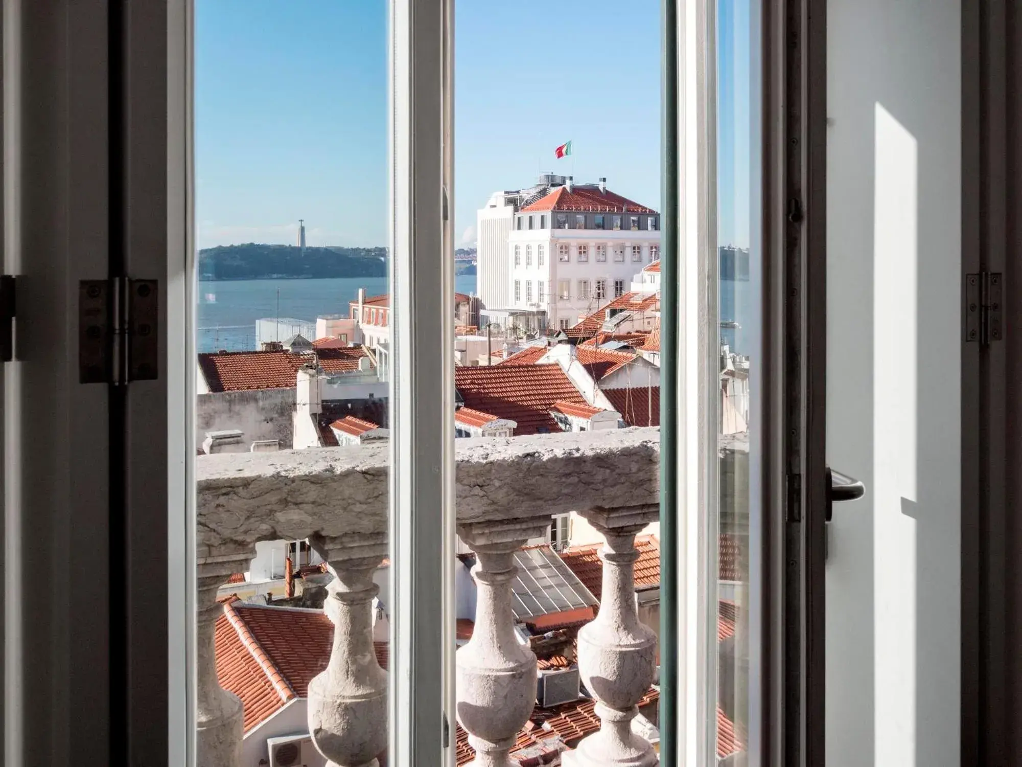Balcony/Terrace in Palácio Camões - Lisbon Serviced Apartments Balcony/Terrace in Palácio Camões - Lisbon Serviced Apartments