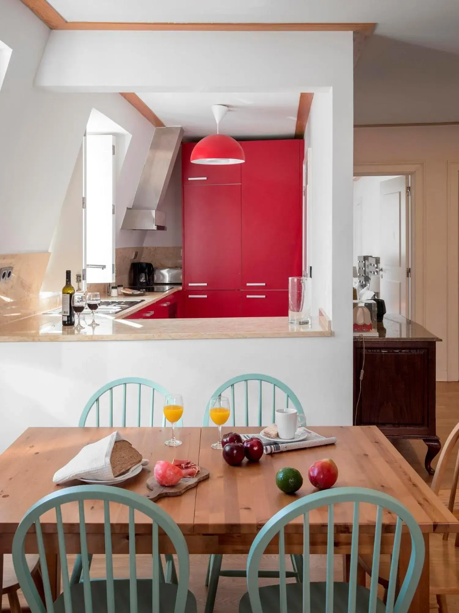 Kitchen or kitchenette in Palácio Camões - Lisbon Serviced Apartments Kitchen or kitchenette in Palácio Camões - Lisbon Serviced Apartments