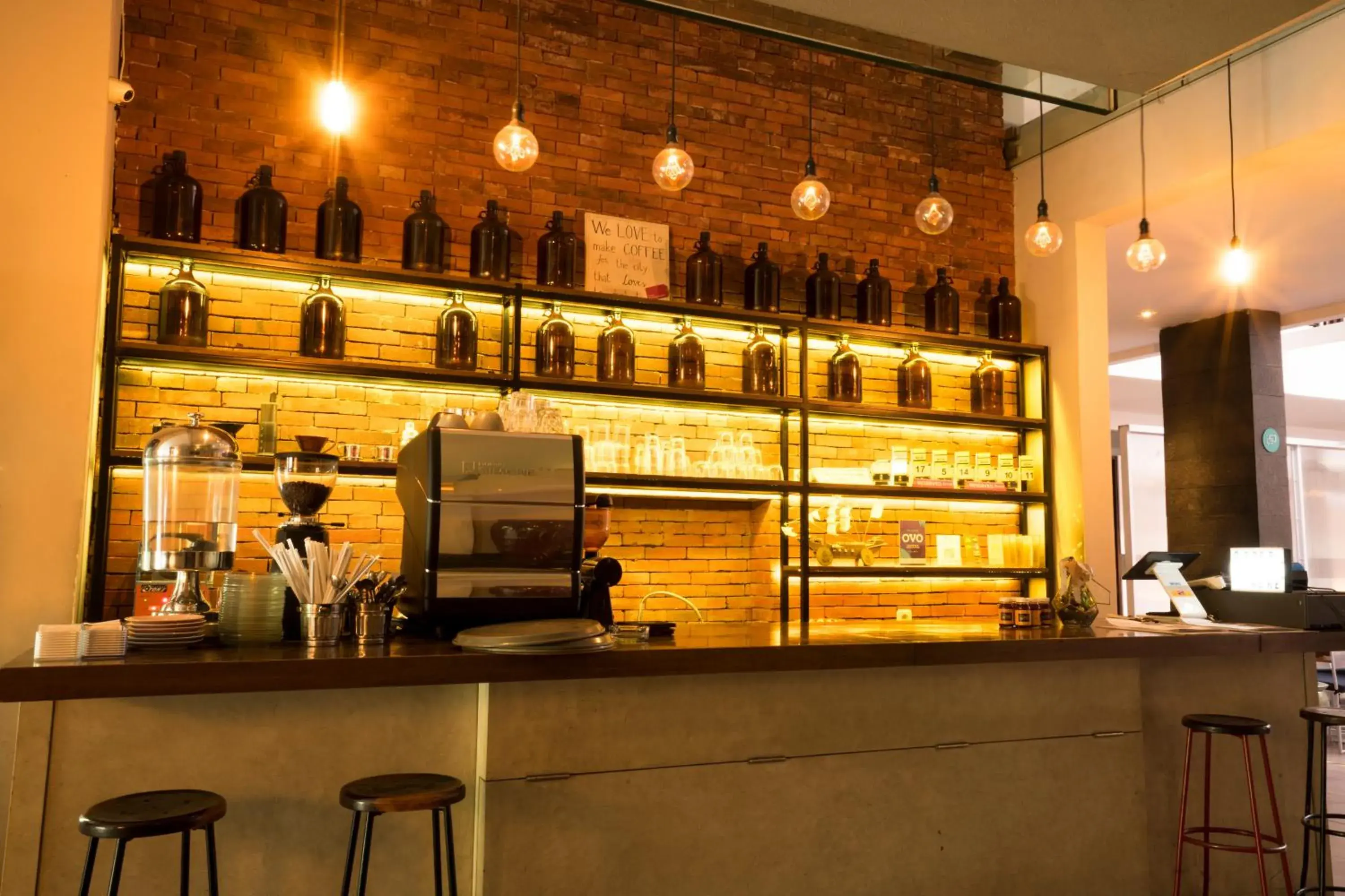 Lounge or bar in Bobopod Cipaganti, Bandung Lounge or bar in Bobopod Cipaganti, Bandung