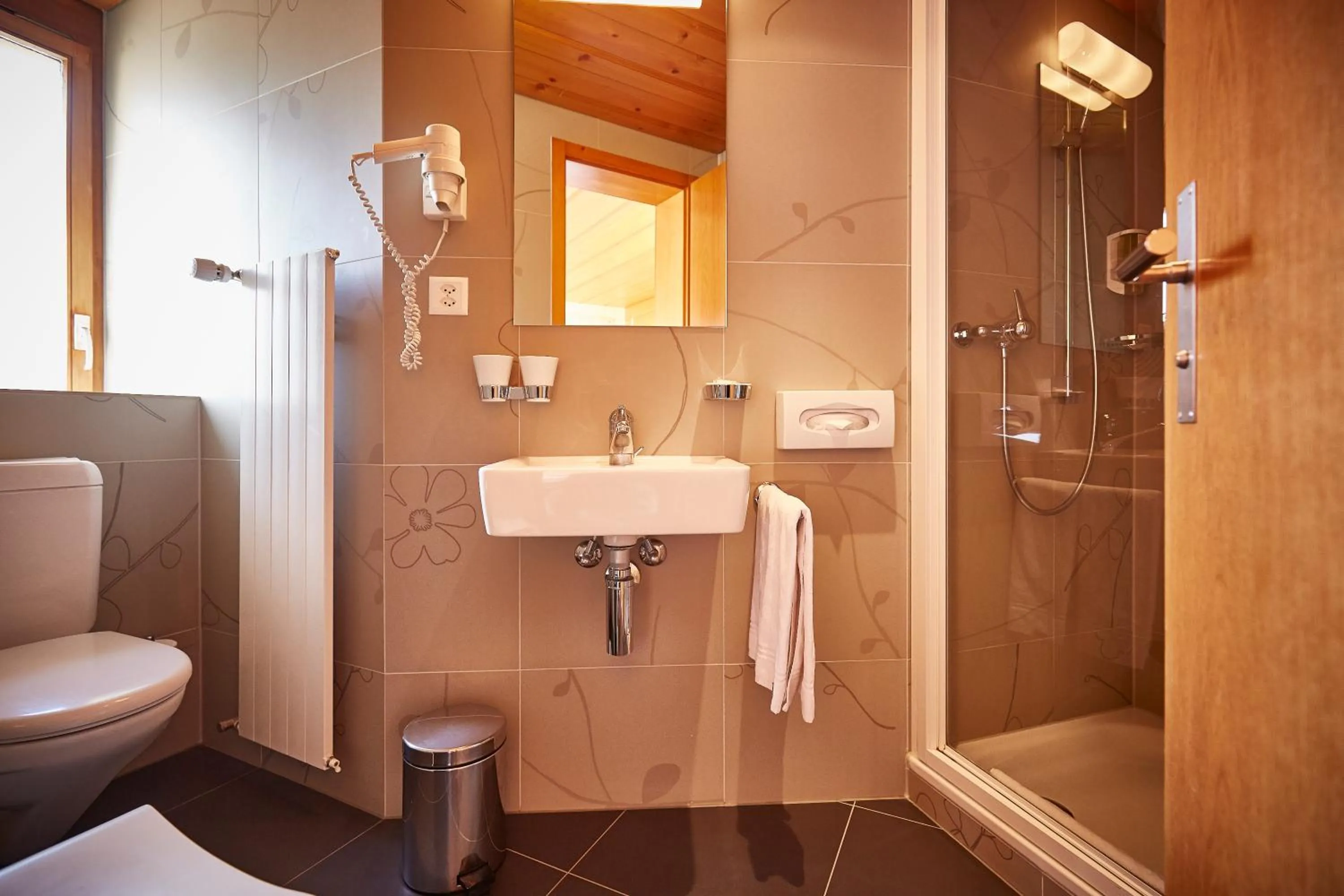 Shower in Hotel Landhaus