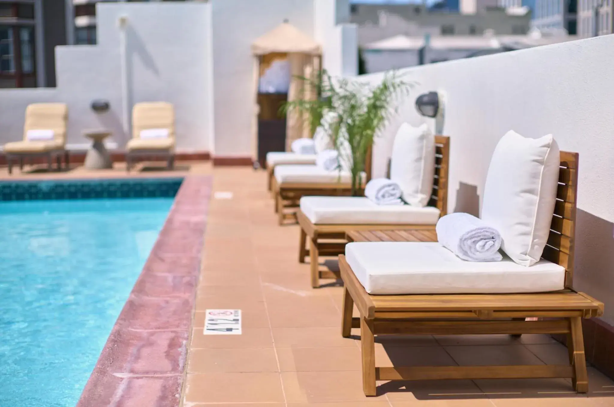 Swimming pool in SoMa House Swimming pool in SoMa House