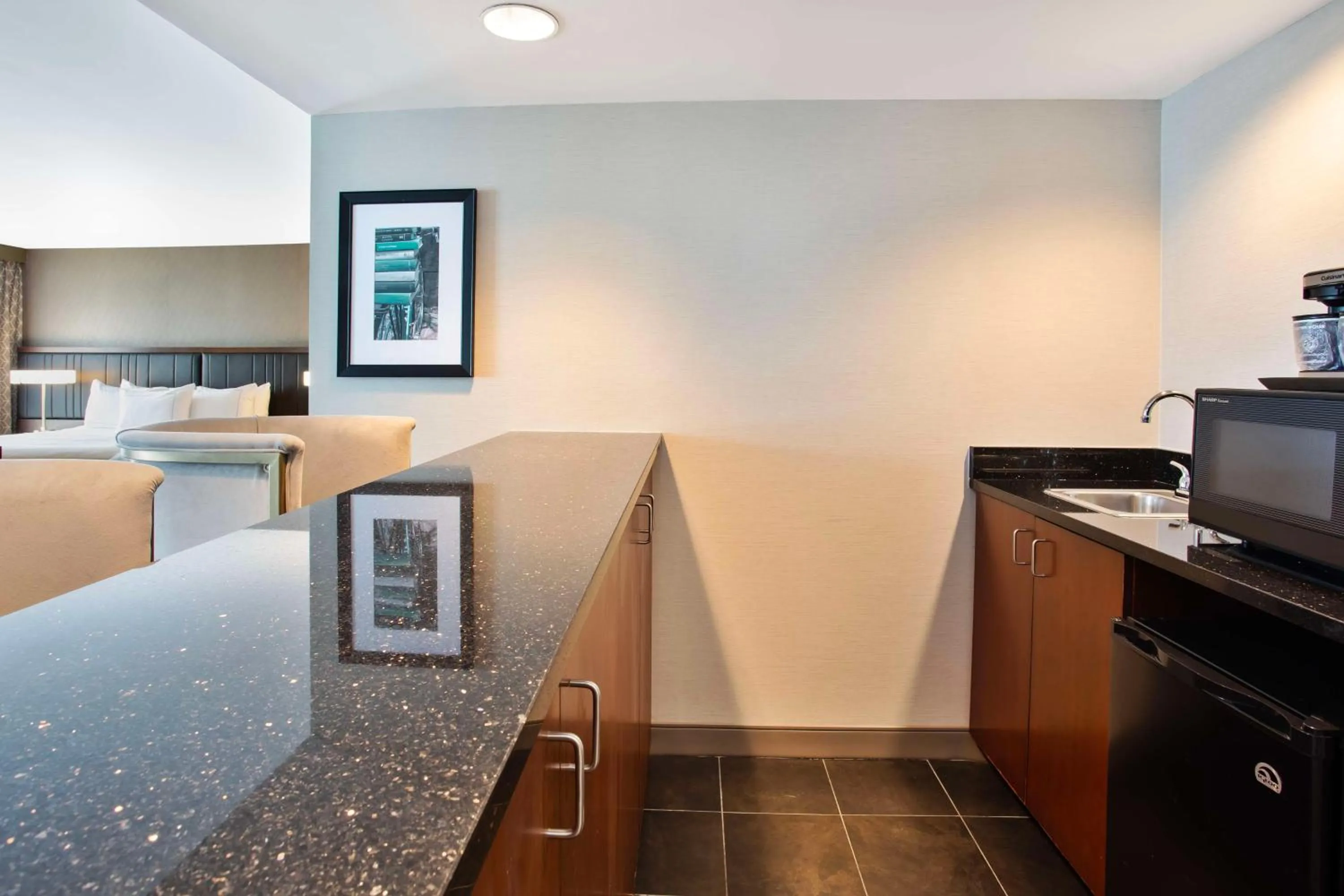 Kitchen or kitchenette in DoubleTree by Hilton Lansing