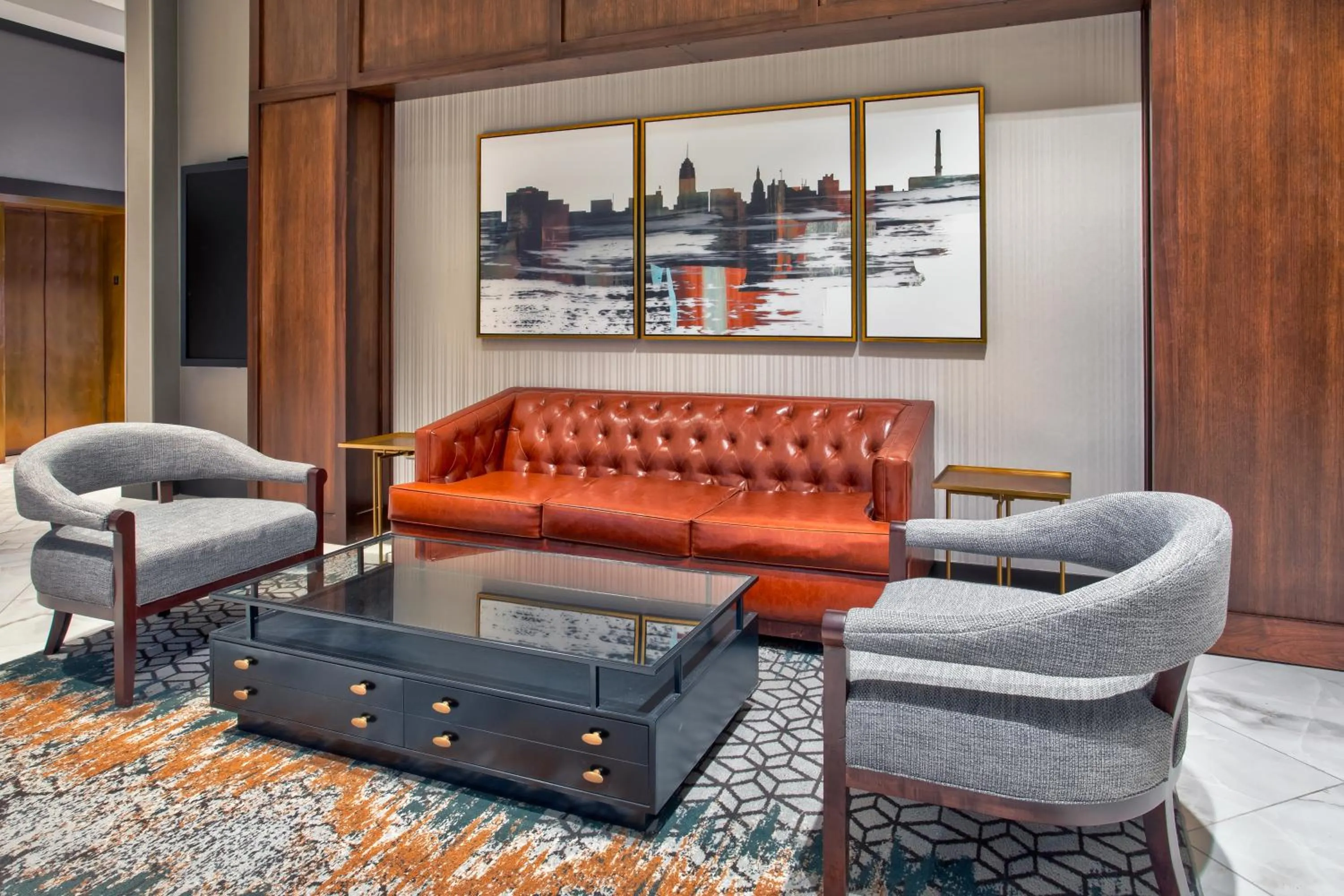 Lobby or reception in DoubleTree by Hilton Lansing