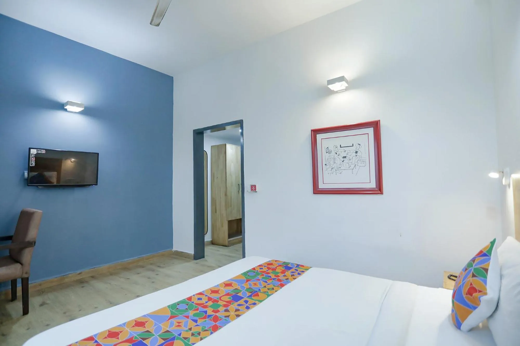 Bed in FabHotel F9 H Block Sector 51