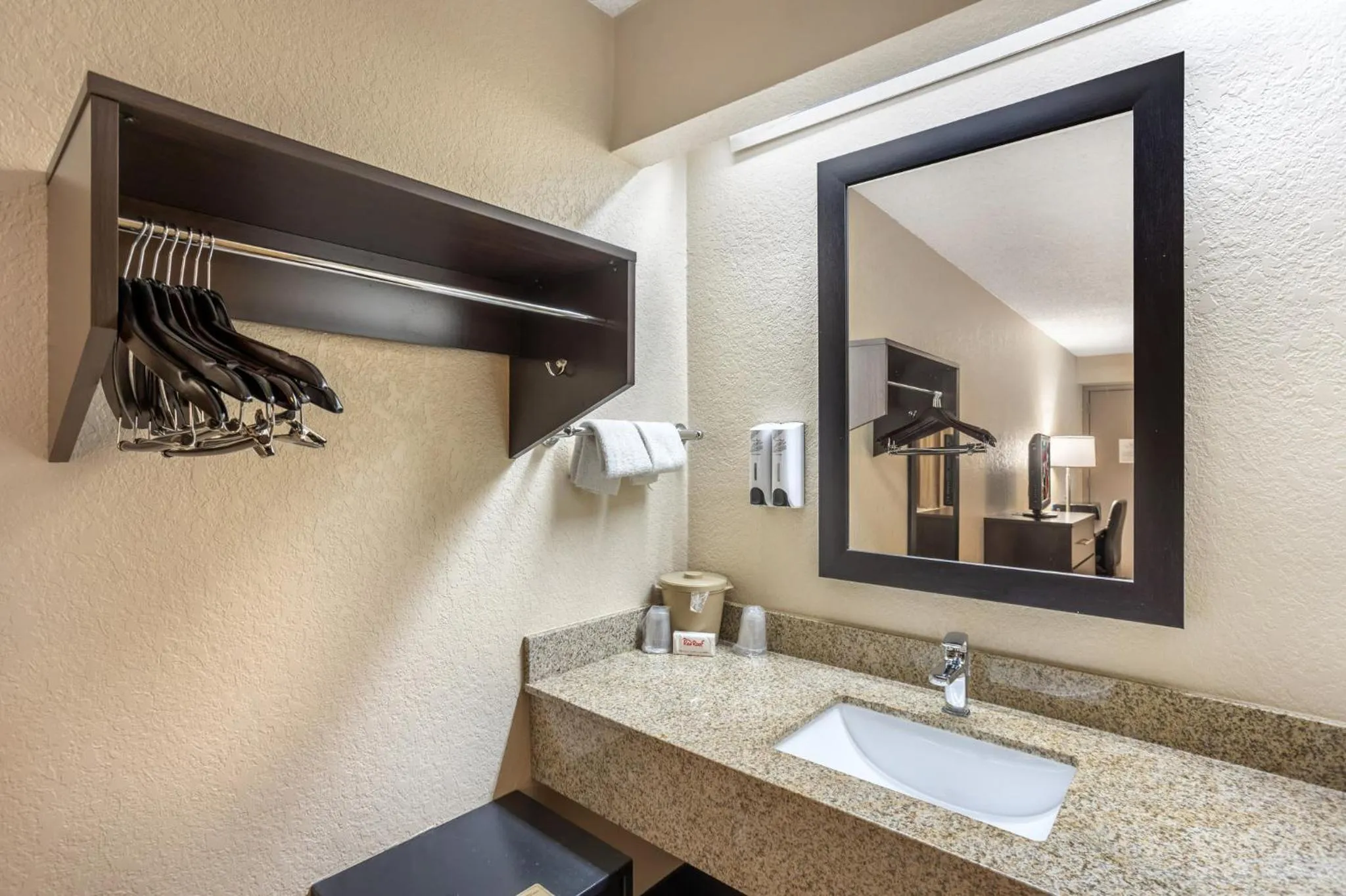 Bathroom in Red Roof Inn Danville, PA