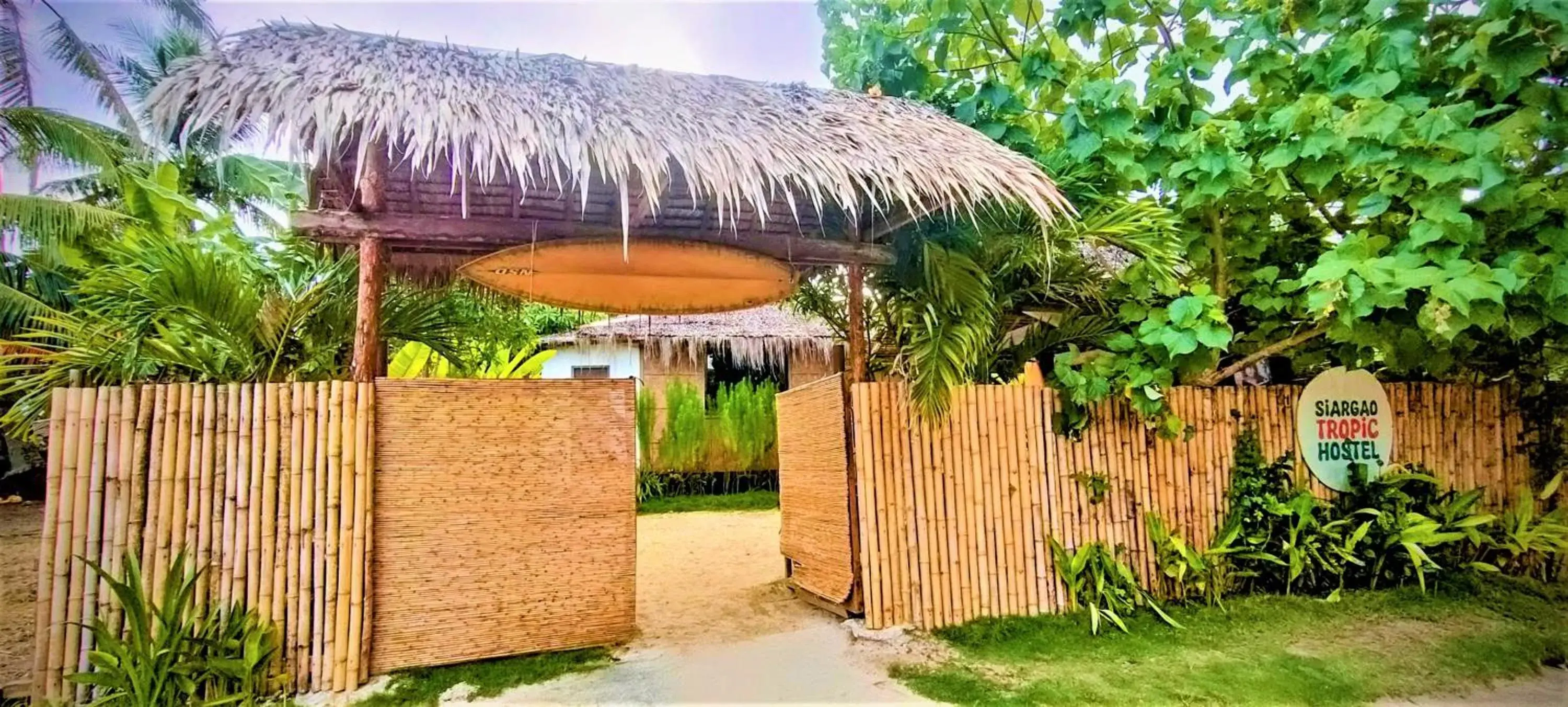 Property building in Siargao Tropic Hostel Property building in Siargao Tropic Hostel