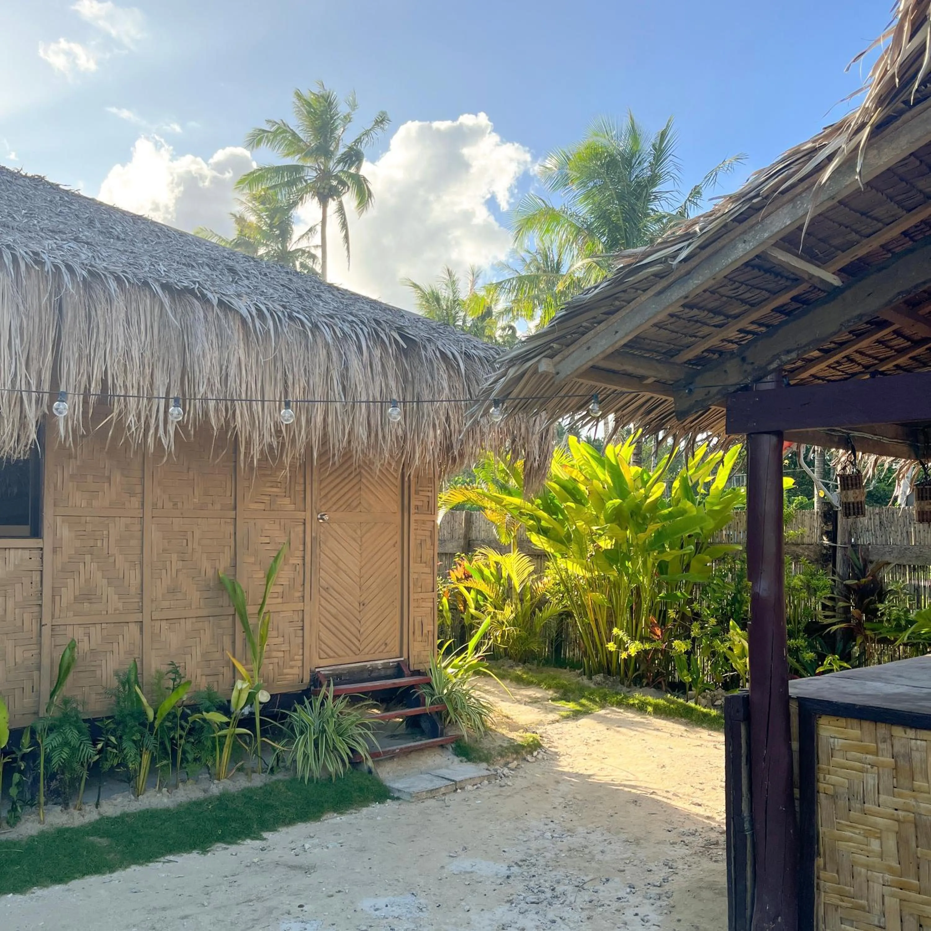 Facade/entrance in Siargao Tropic Hostel