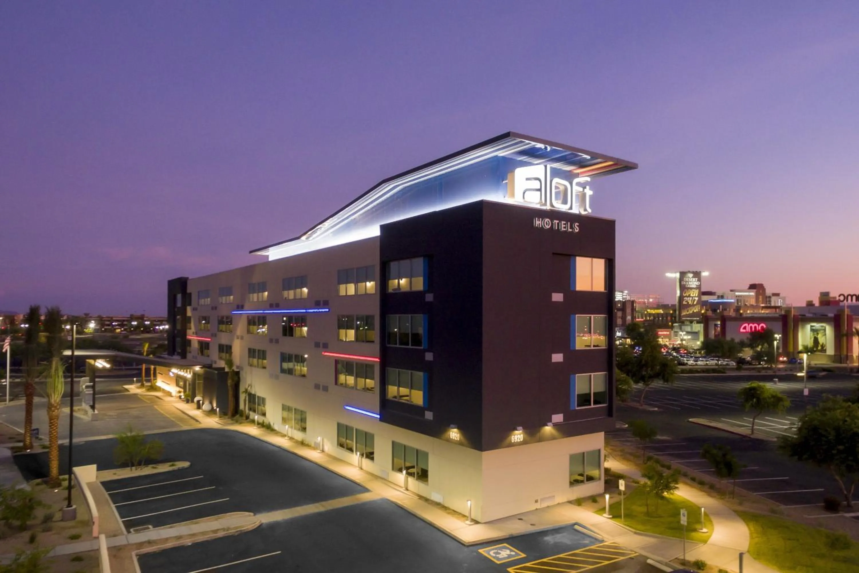 Property building in Aloft Glendale at Westgate