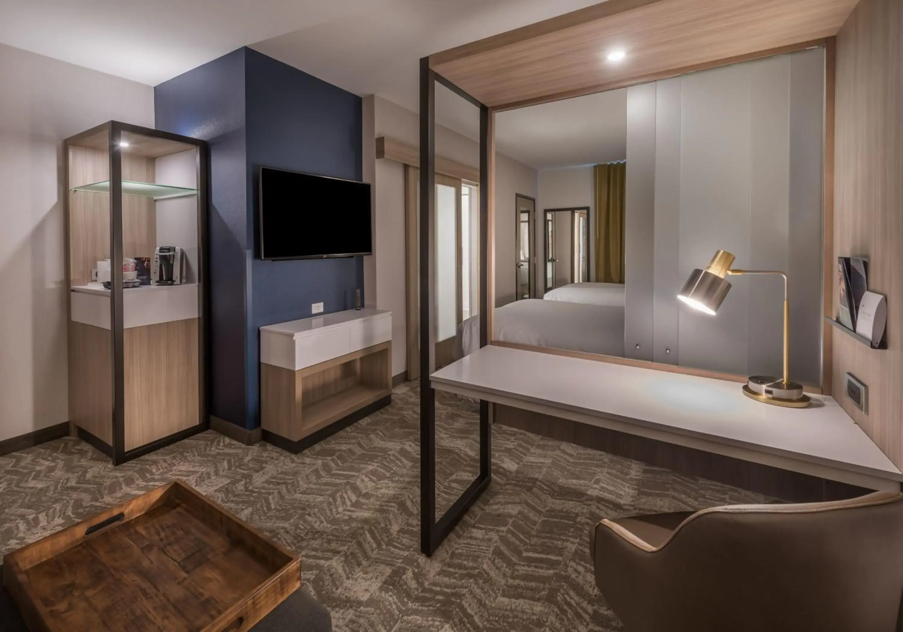 Suite with Two Queen Beds and Sofa Bed - Hearing Accessible in SpringHill Suites by Marriott Reno Suite with Two Queen Beds and Sofa Bed - Hearing Accessible in SpringHill Suites by Marriott Reno