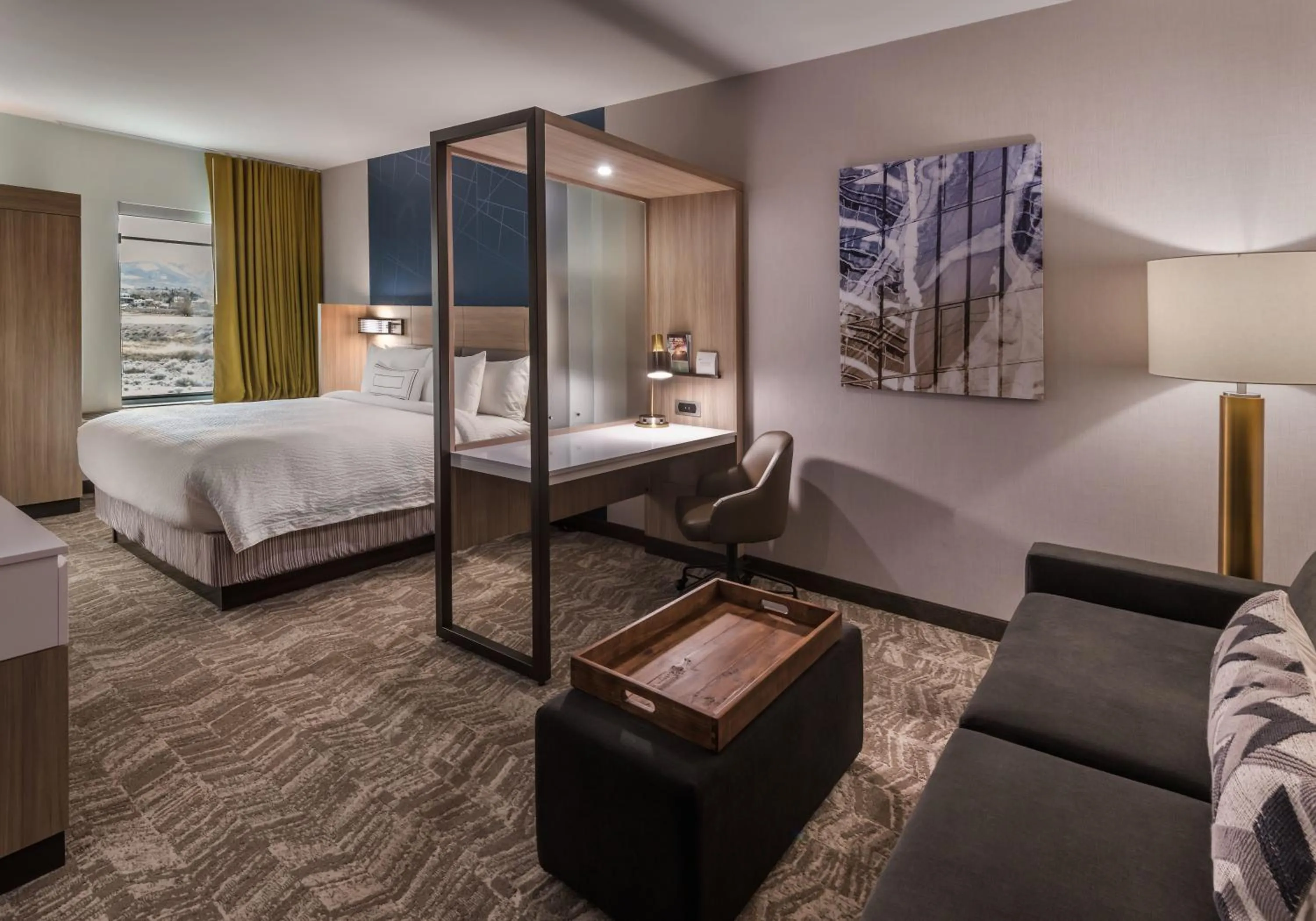 Bed in SpringHill Suites by Marriott Reno