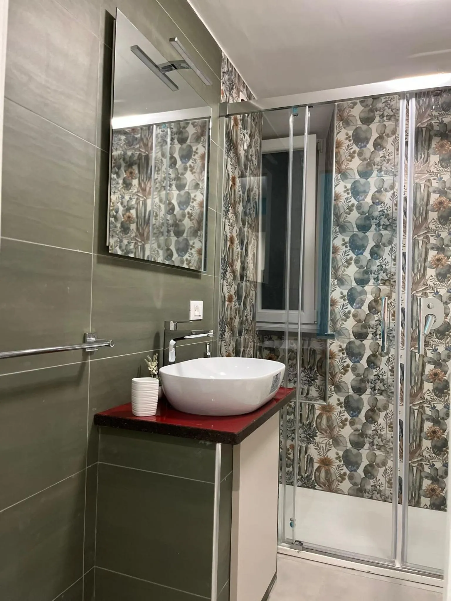 Shower in B&B Villa Filù