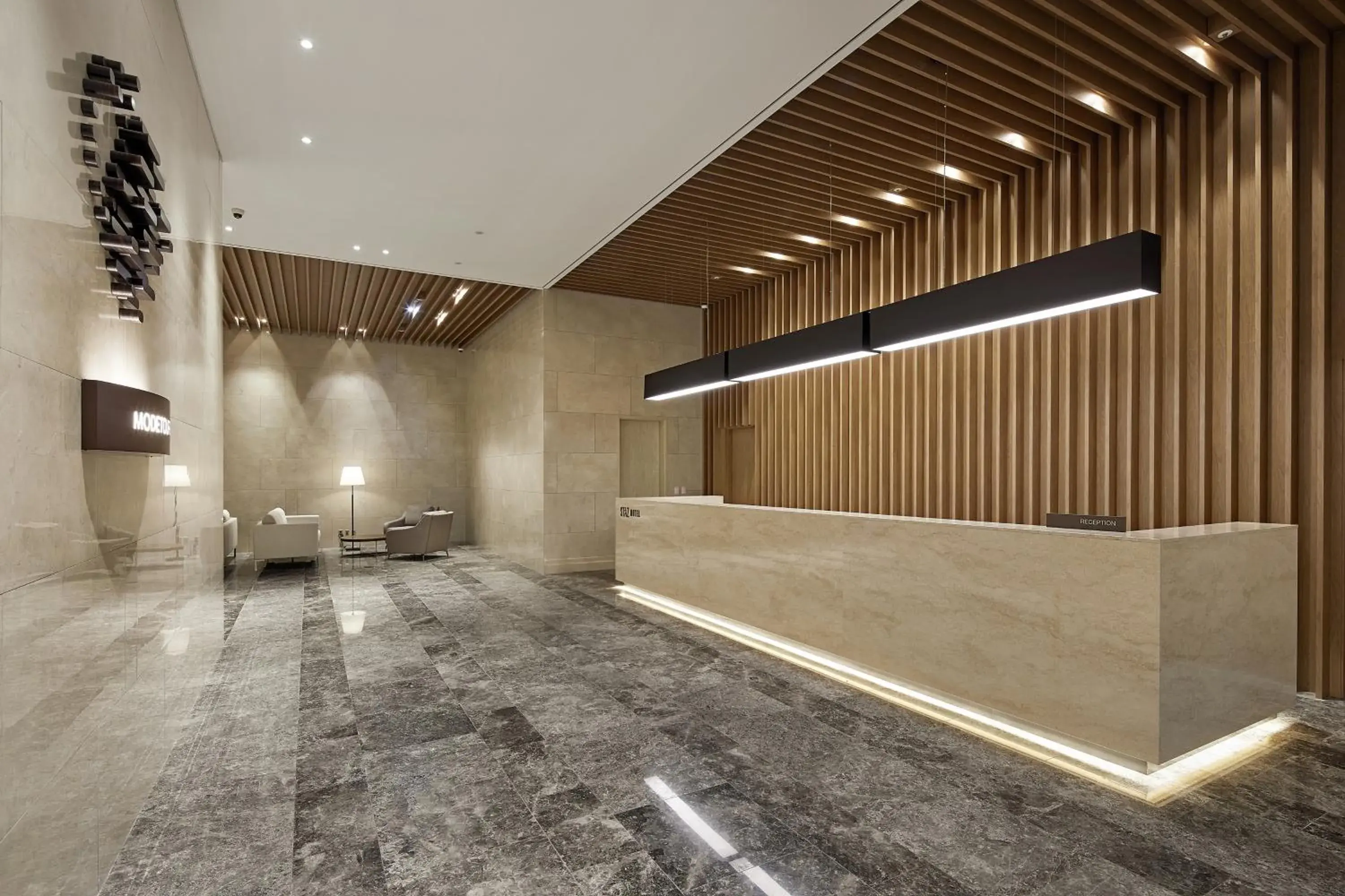 Lobby or reception in MD Hotel Doksan Lobby or reception in MD Hotel Doksan