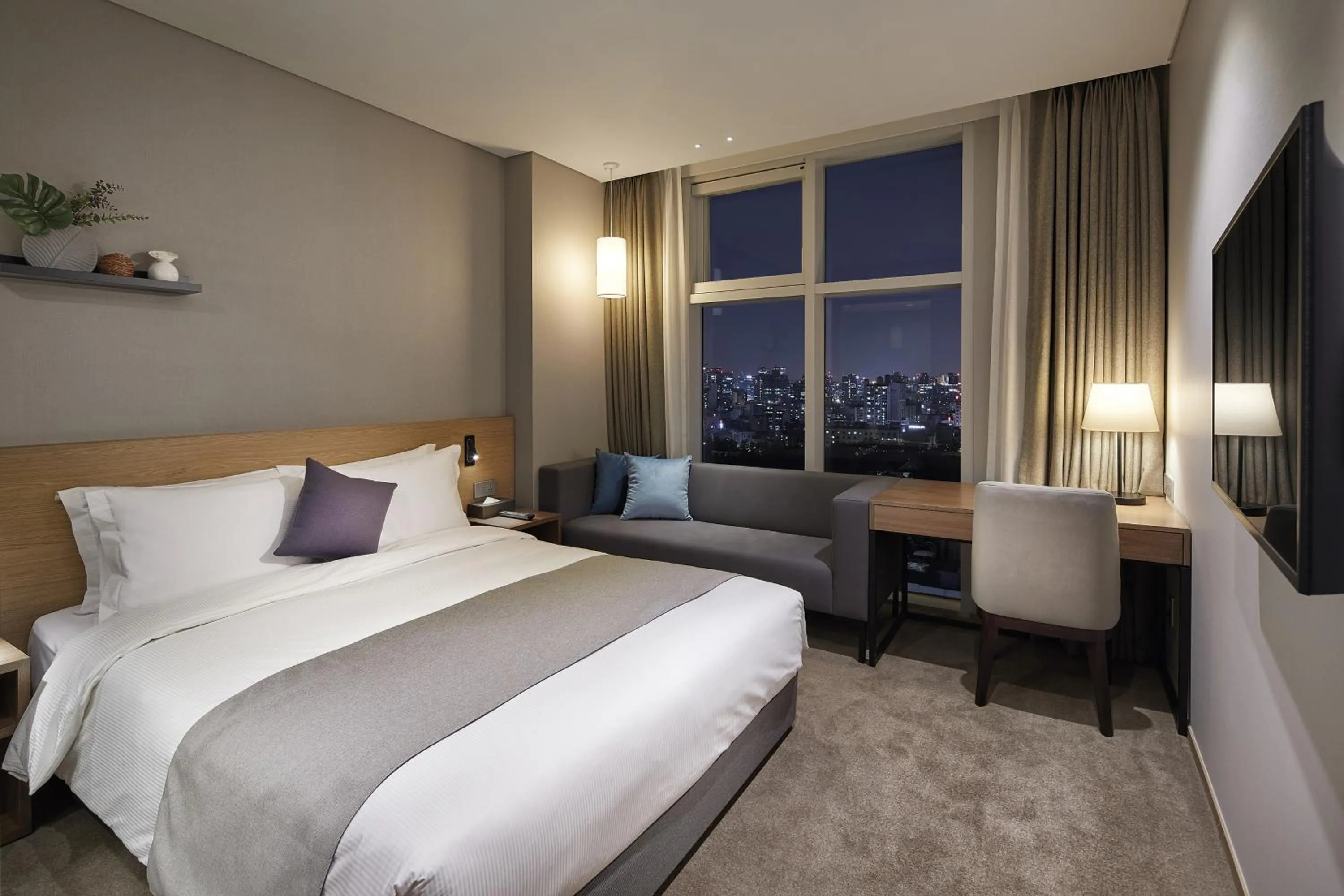 Bed in MD Hotel Doksan