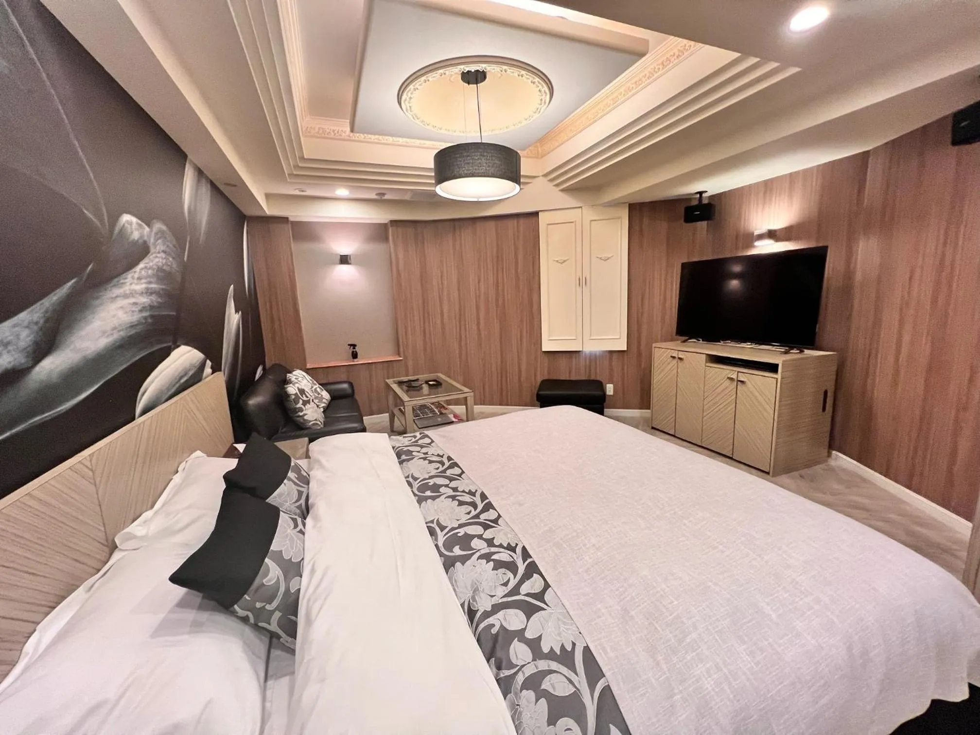 Bed in Hotel Crystal Gate Nagoya - Couple Hotel