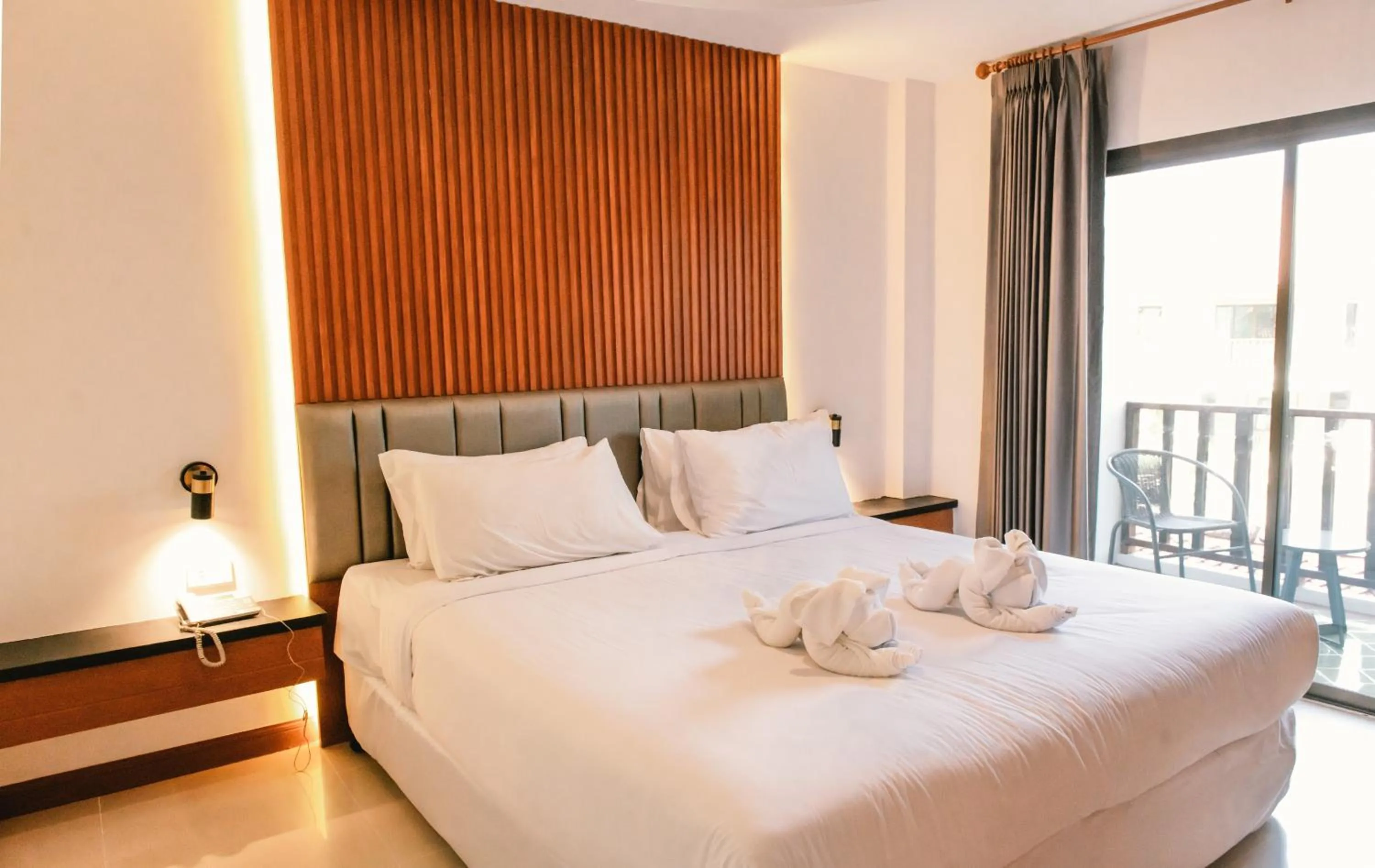 Bed in President Hotel Udonthani