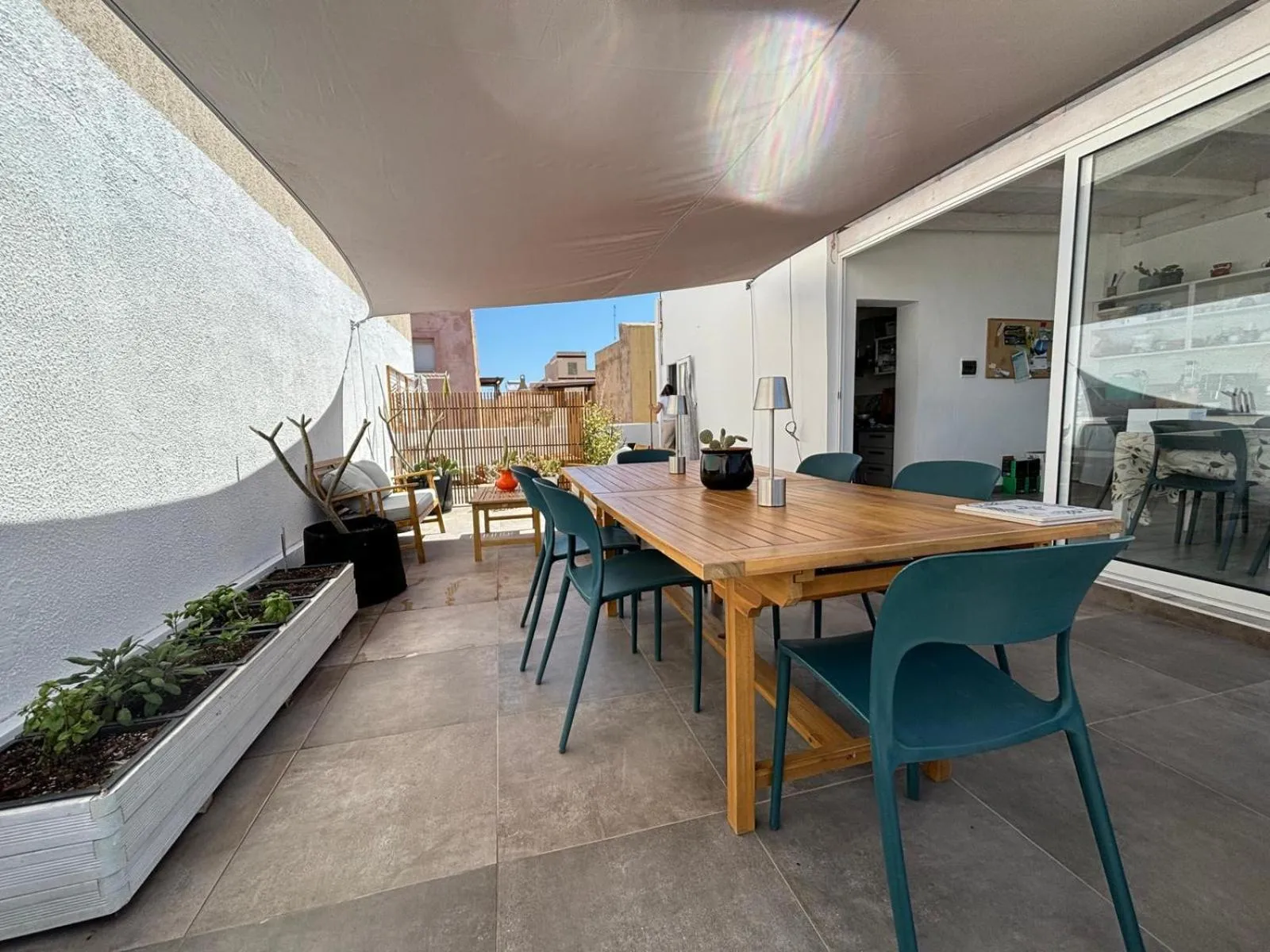 Balcony/Terrace in B&B CASA GILANIA LAMPEDUSA