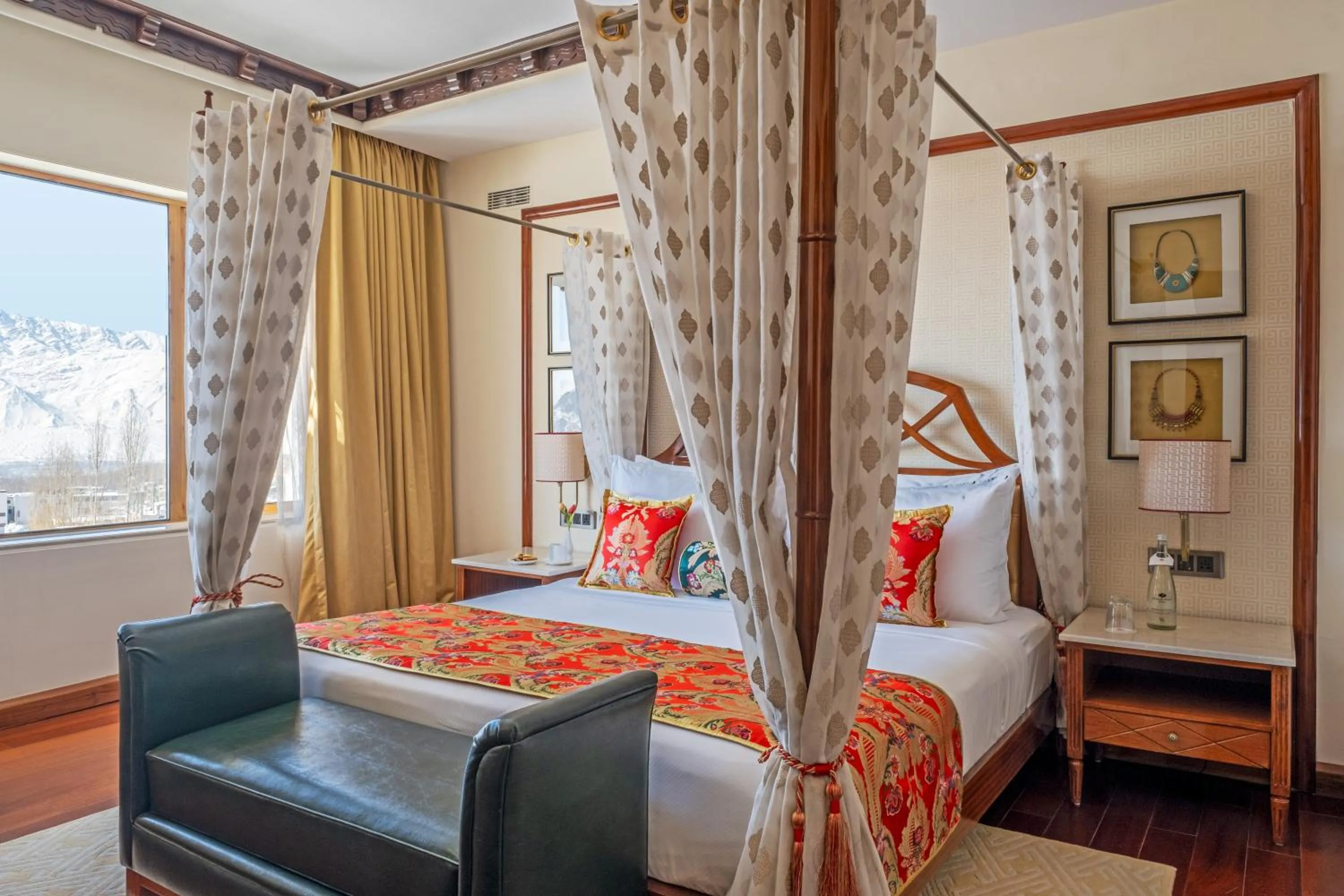 Bed in The Grand Dragon Ladakh