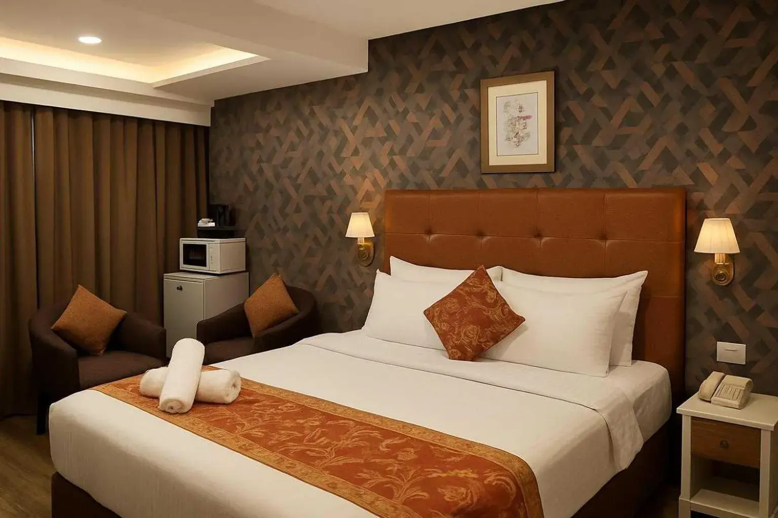 Bed in JMM Grand Suites Bed in JMM Grand Suites