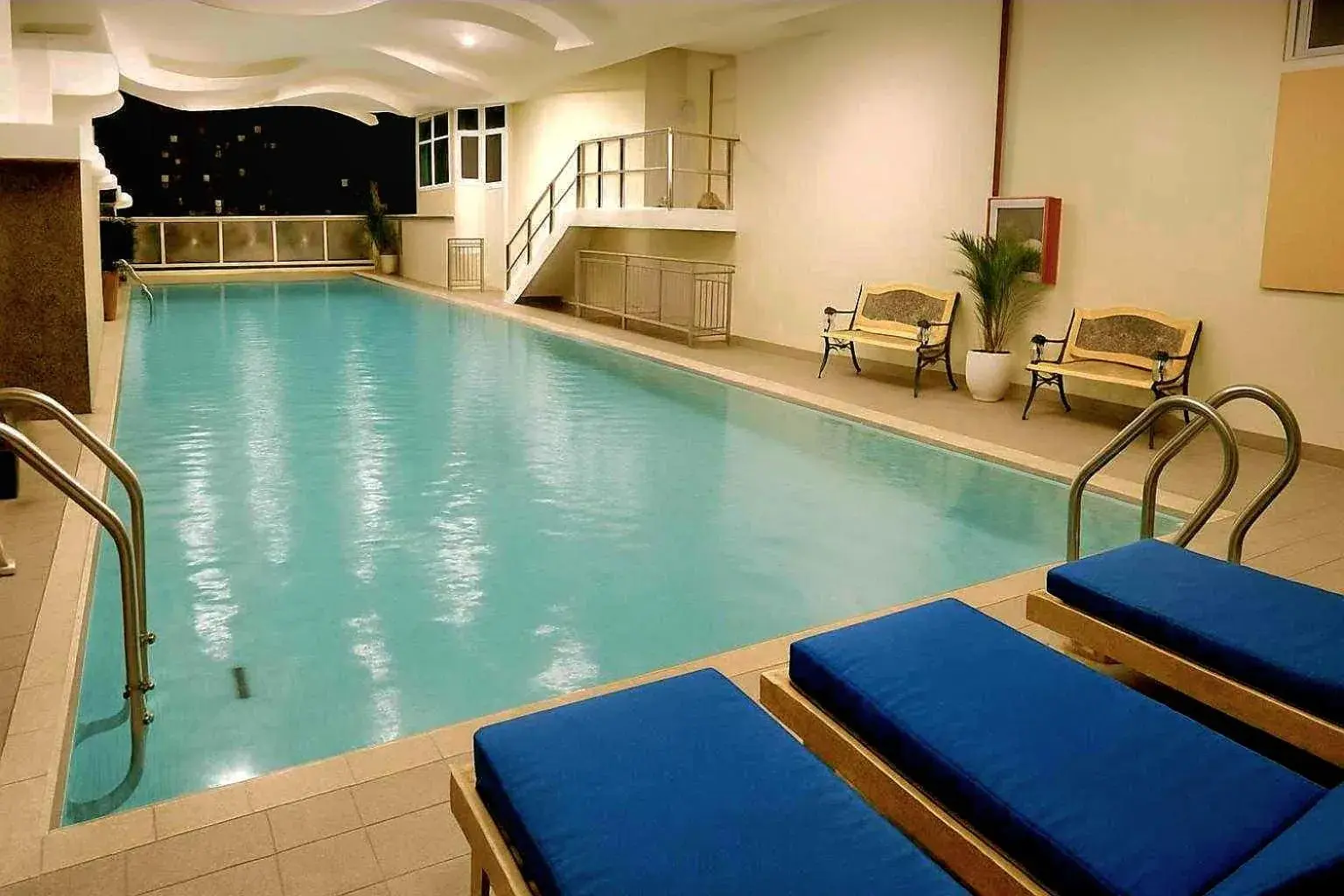 Pool view in JMM Grand Suites Pool view in JMM Grand Suites