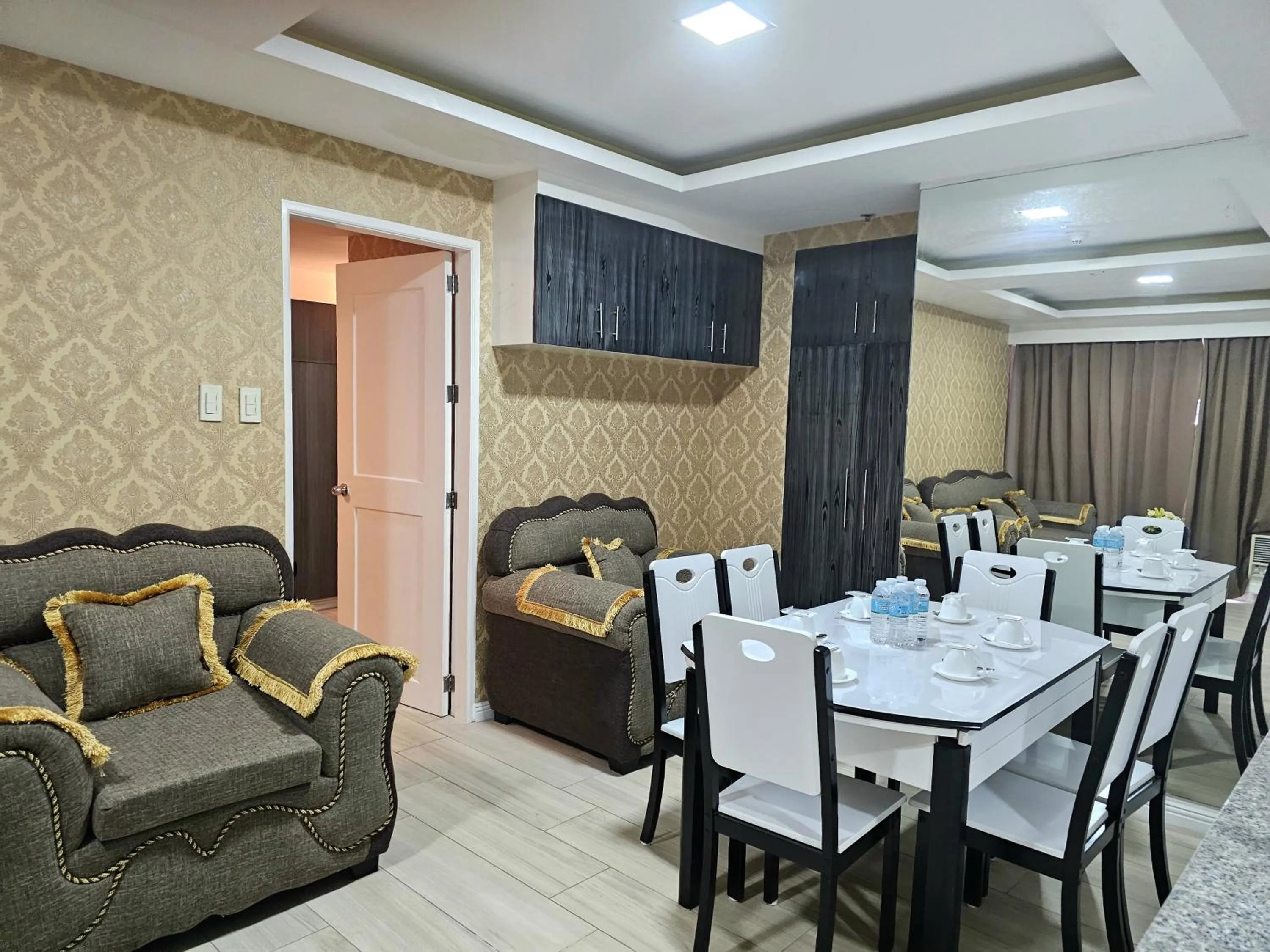 Dining area in JMM Grand Suites