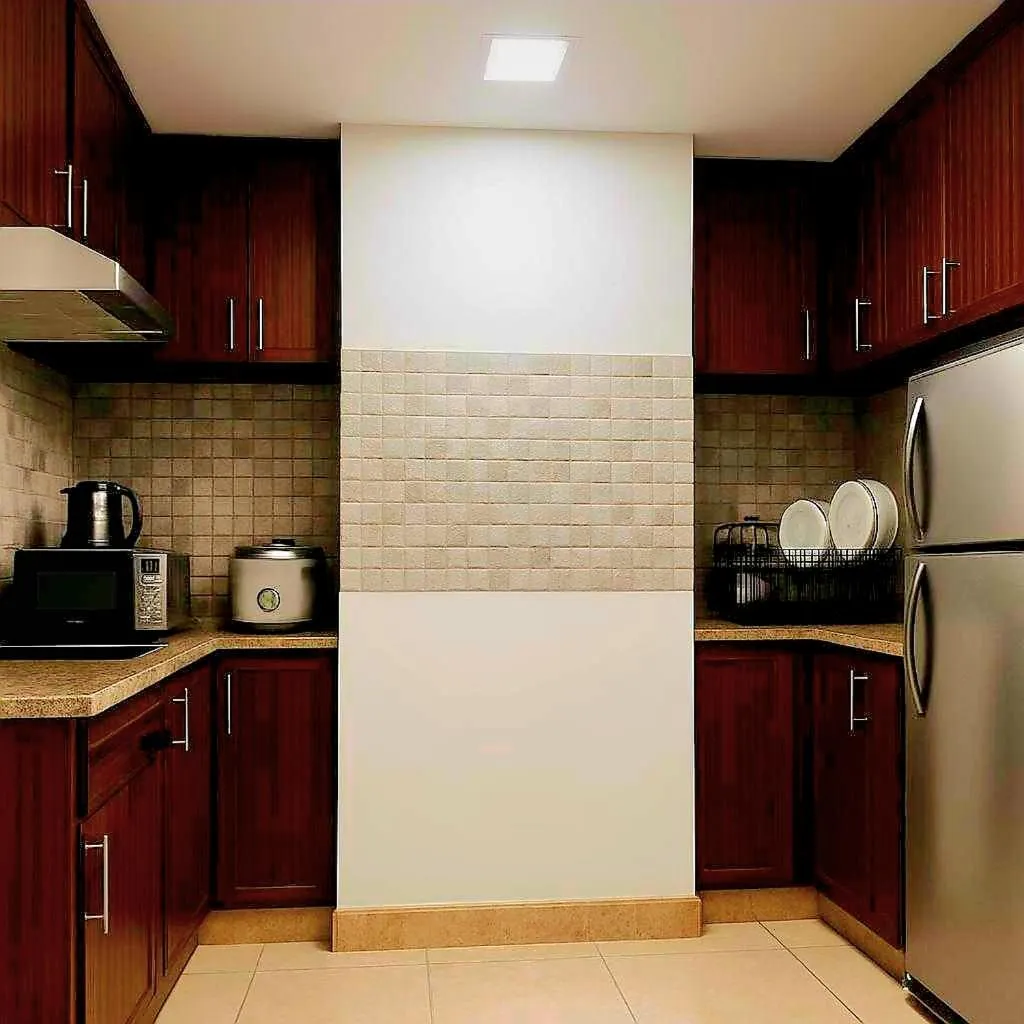 Kitchen or kitchenette in JMM Grand Suites