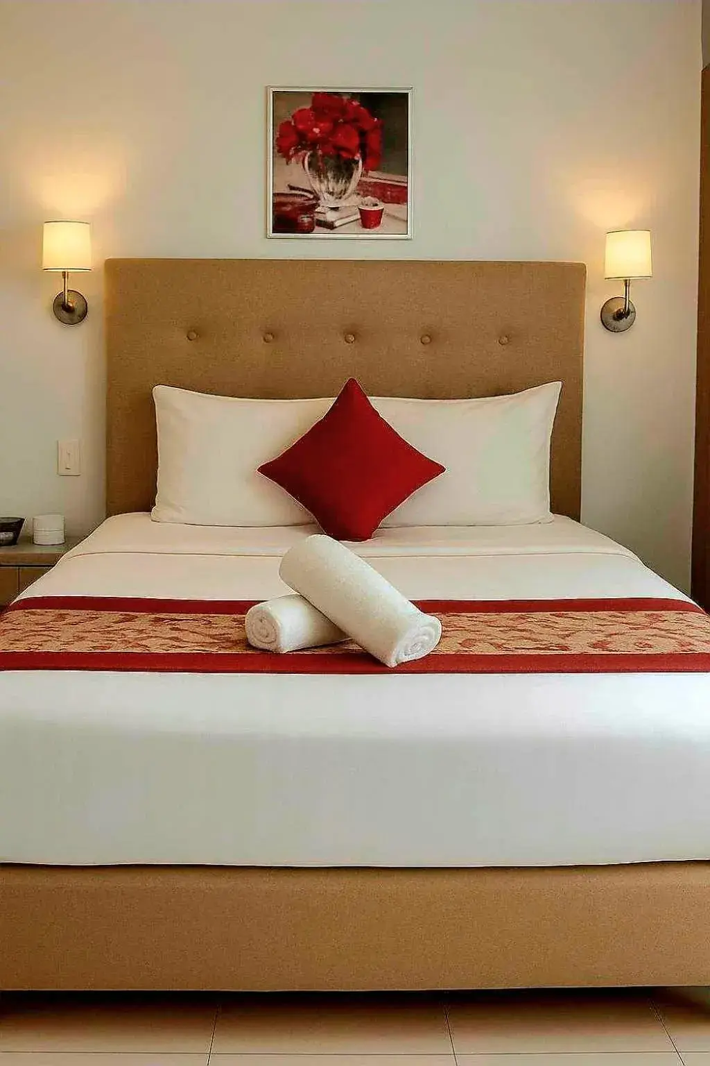 Bed in JMM Grand Suites Bed in JMM Grand Suites