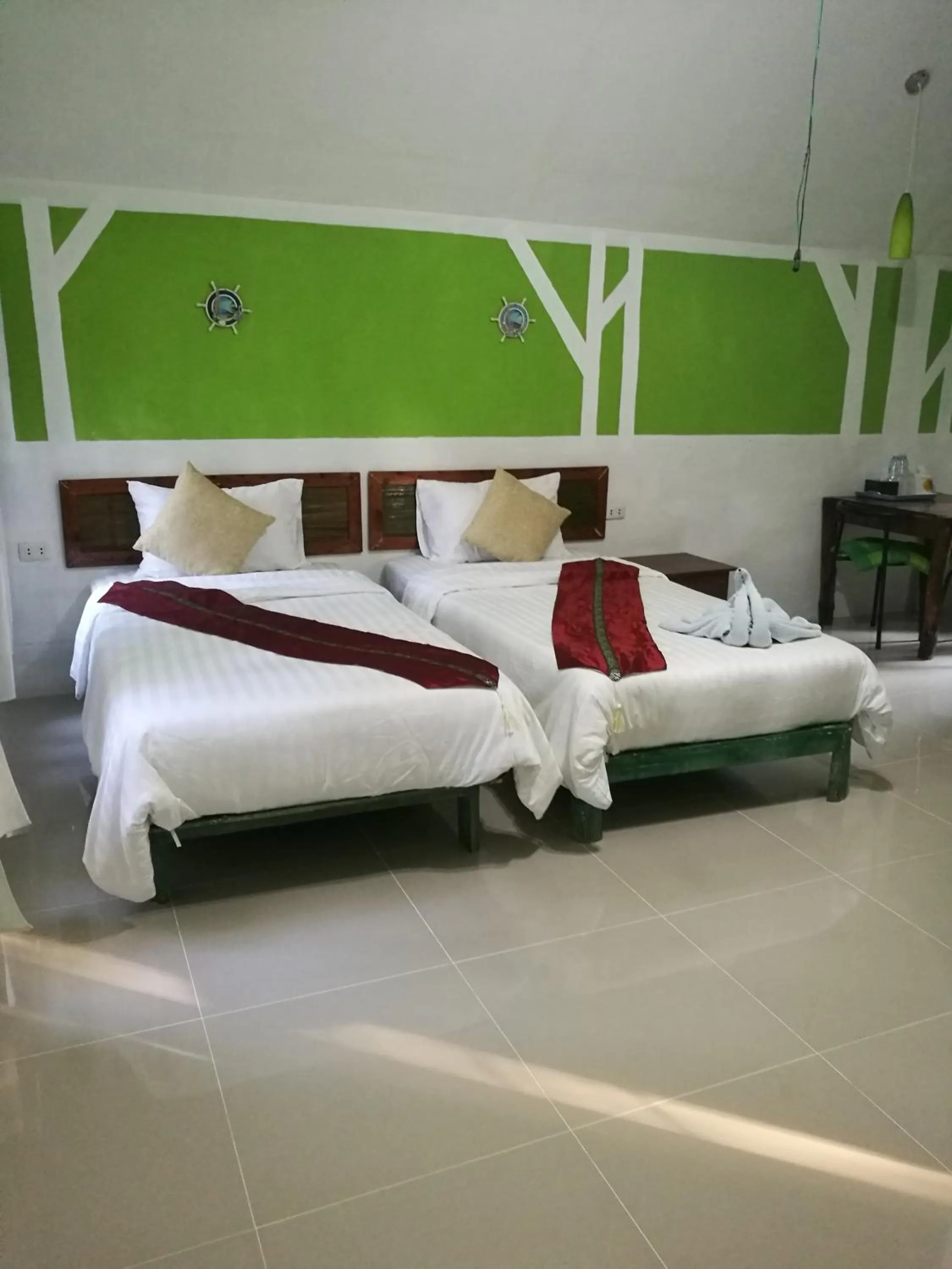 Bed in River Marina Resort