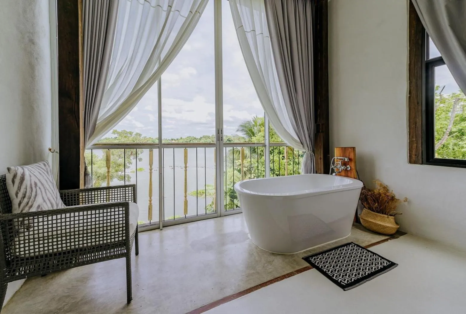 River view in White Wall Riverfront Hotel