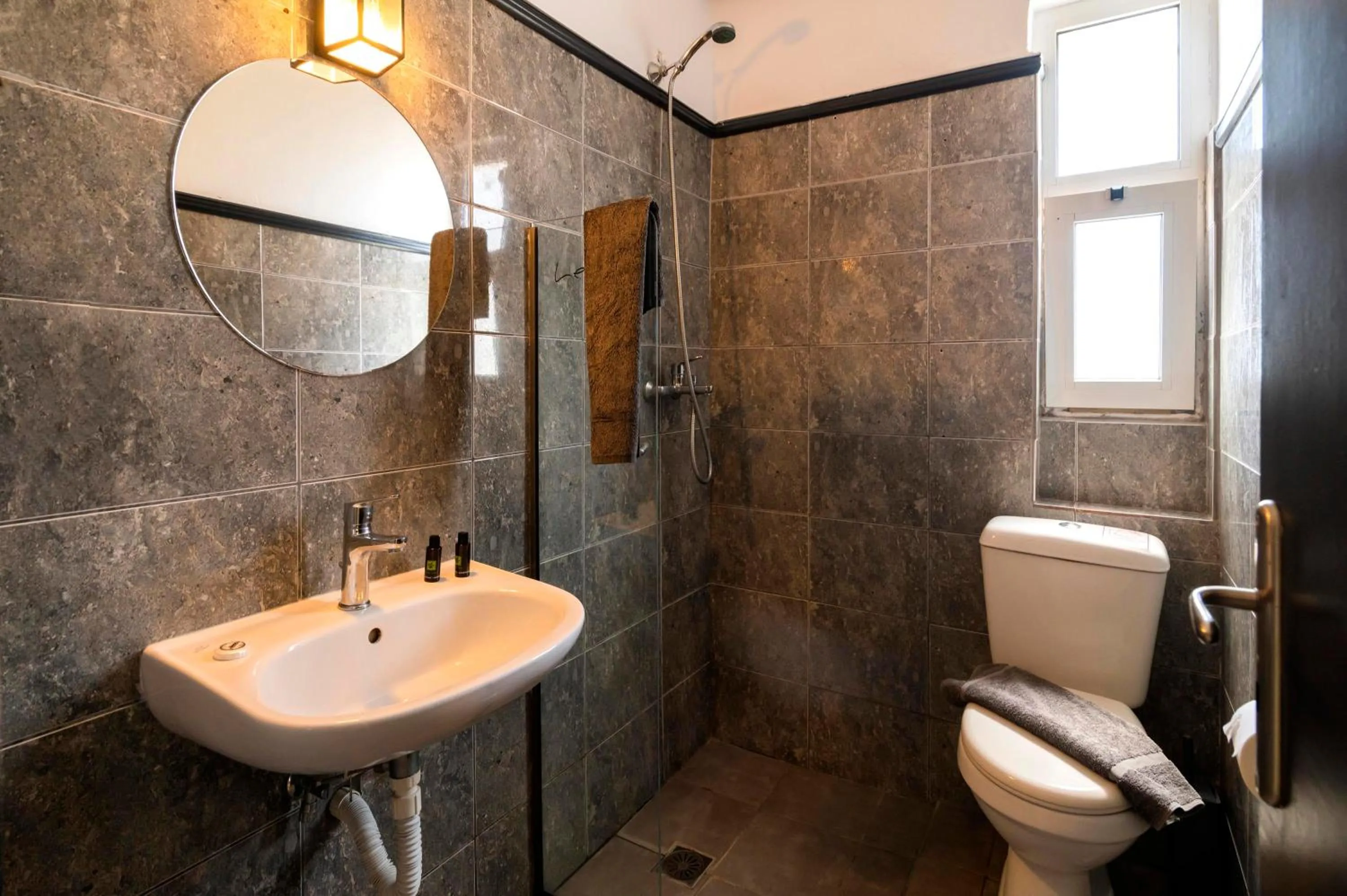 Shower in Lefka Hotel & Apartments