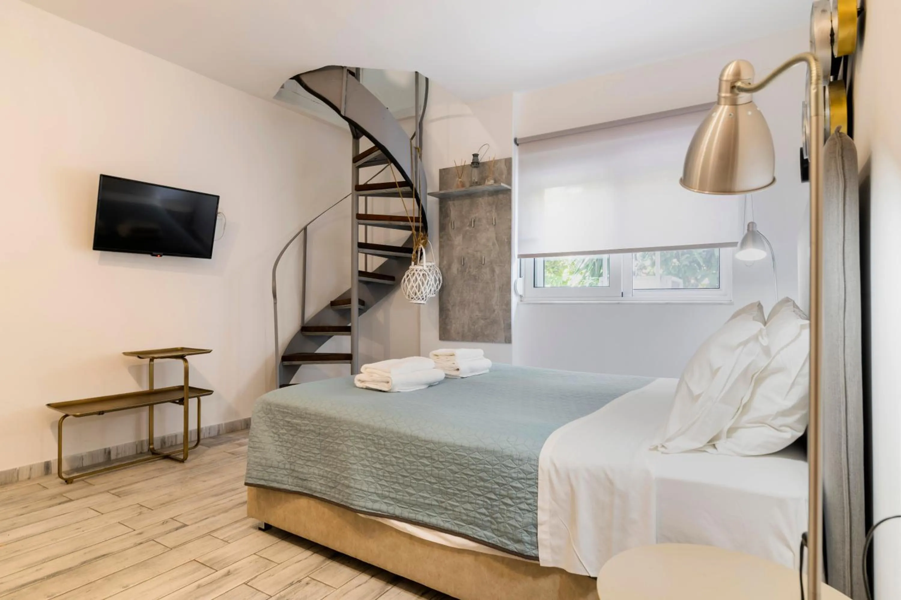 Bed in Lefka Hotel & Apartments