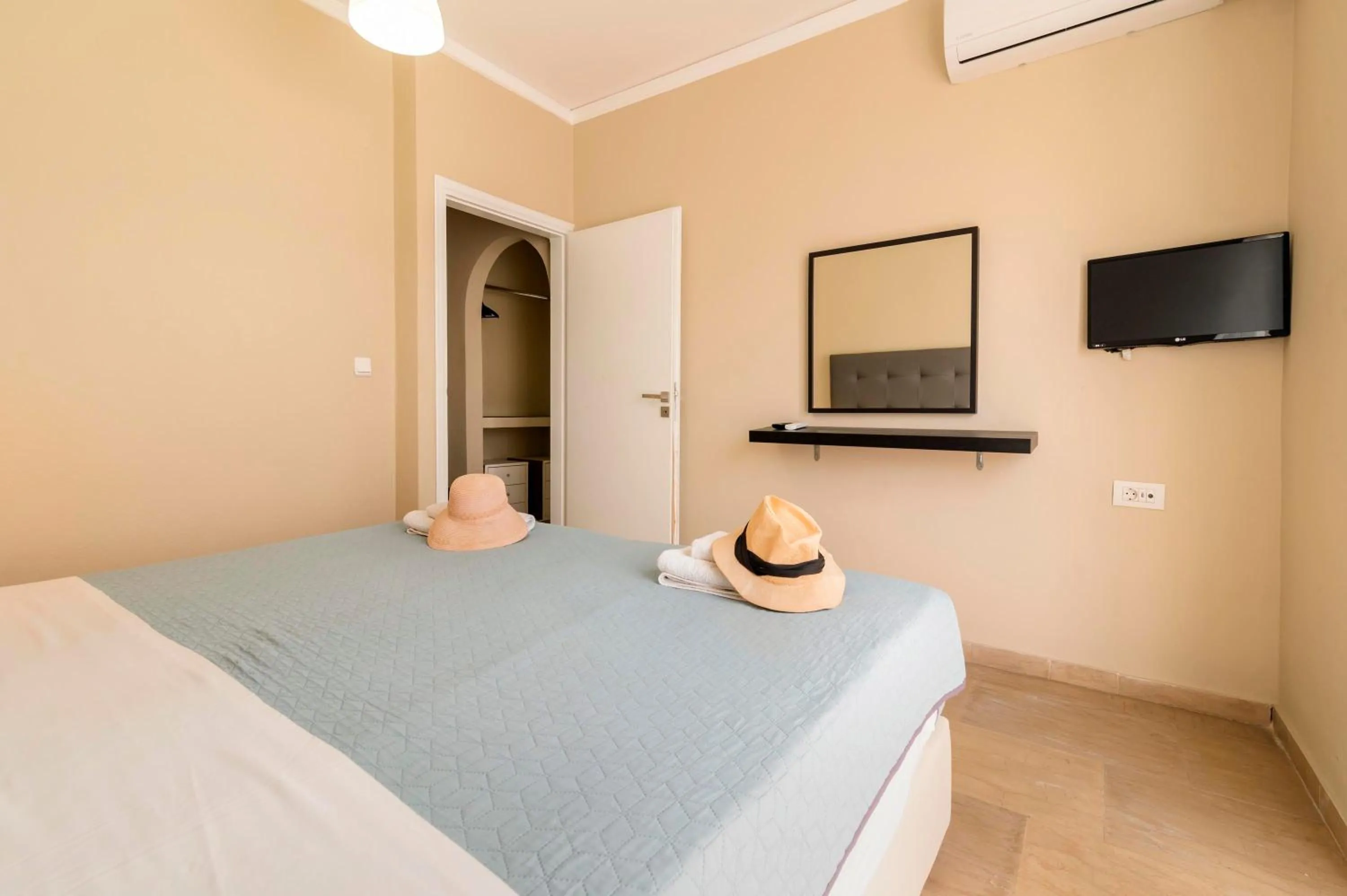 Bed in Lefka Hotel & Apartments