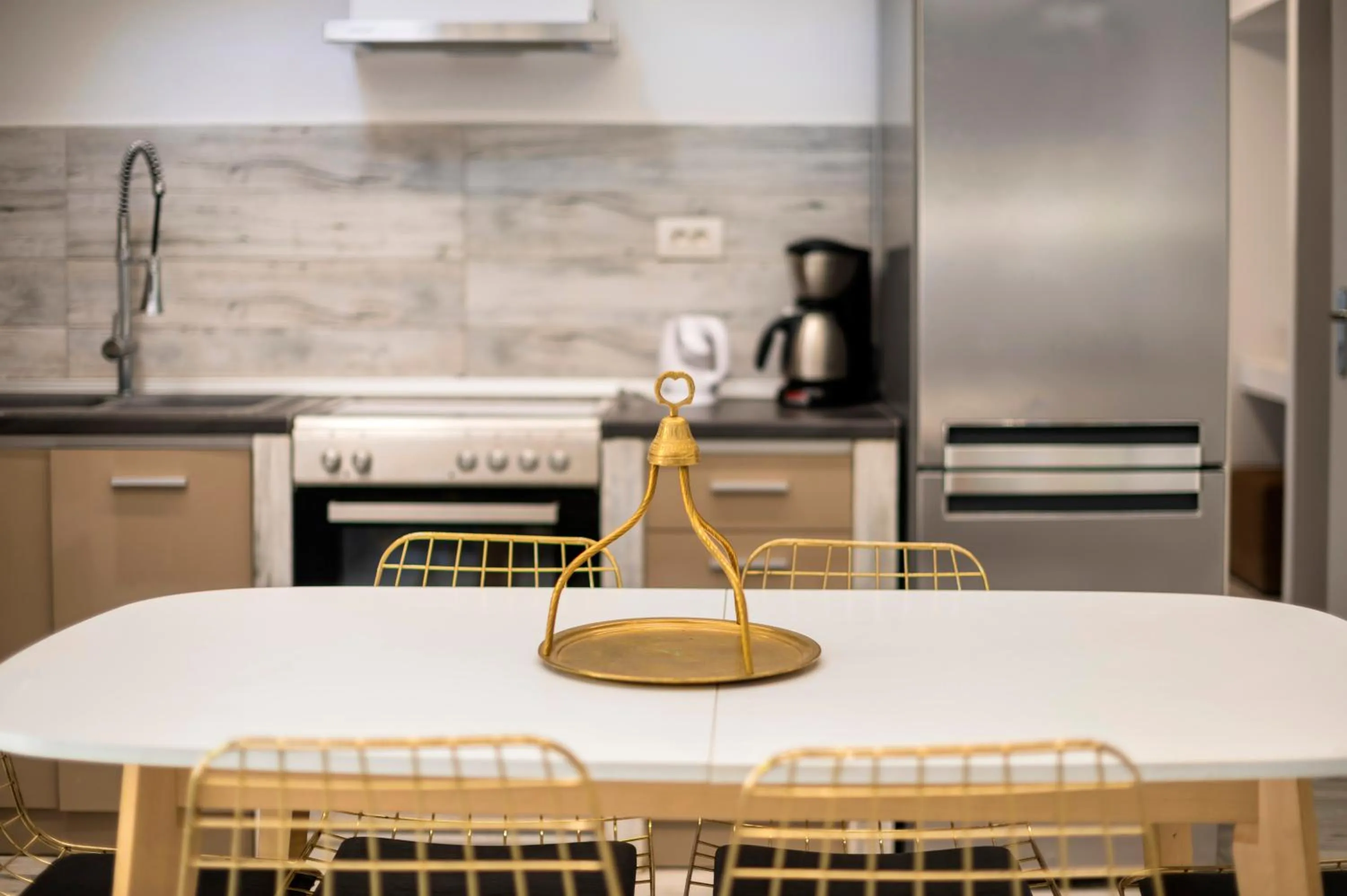 Kitchen or kitchenette in Lefka Hotel & Apartments