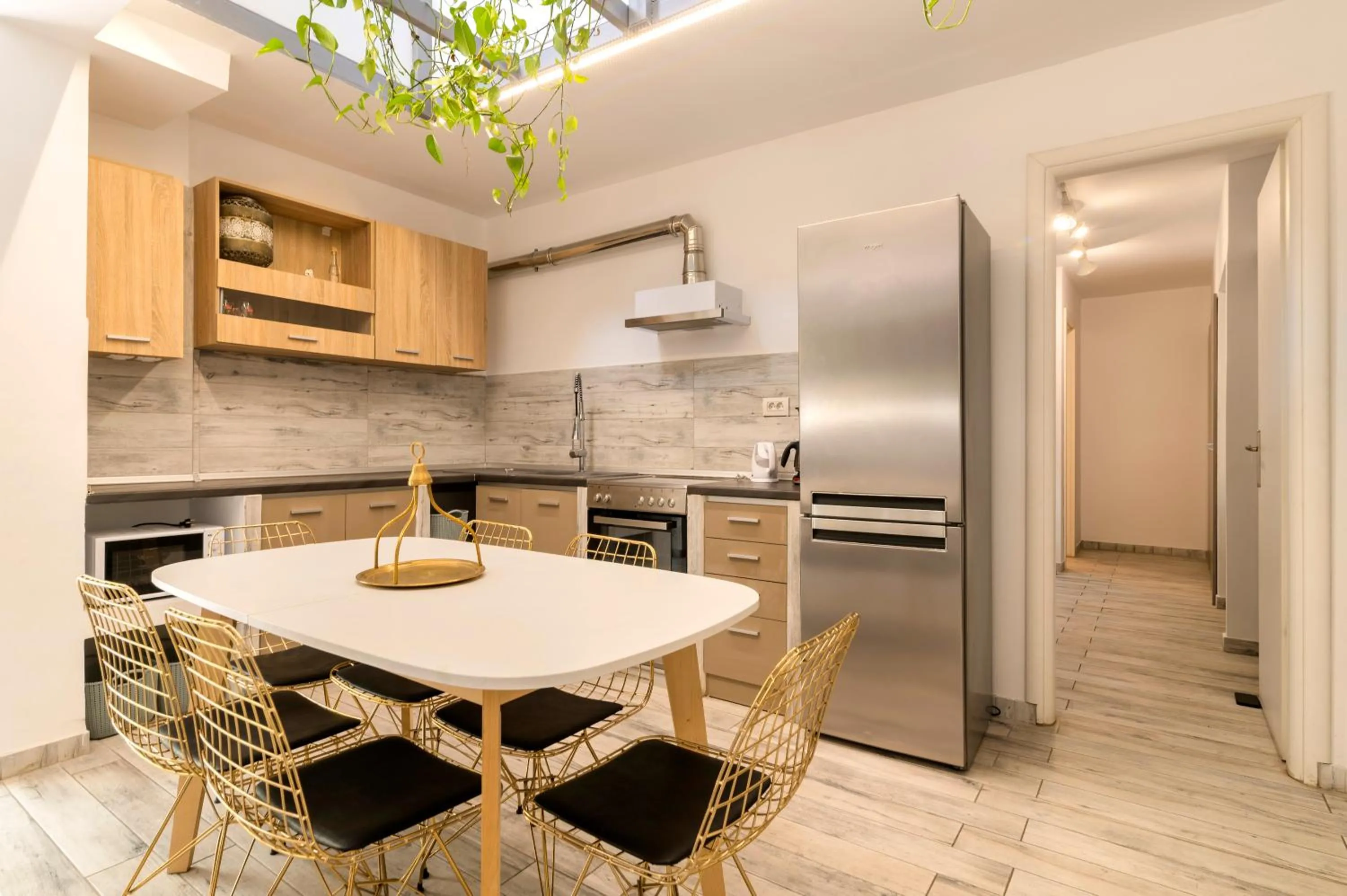 Kitchen or kitchenette in Lefka Hotel & Apartments