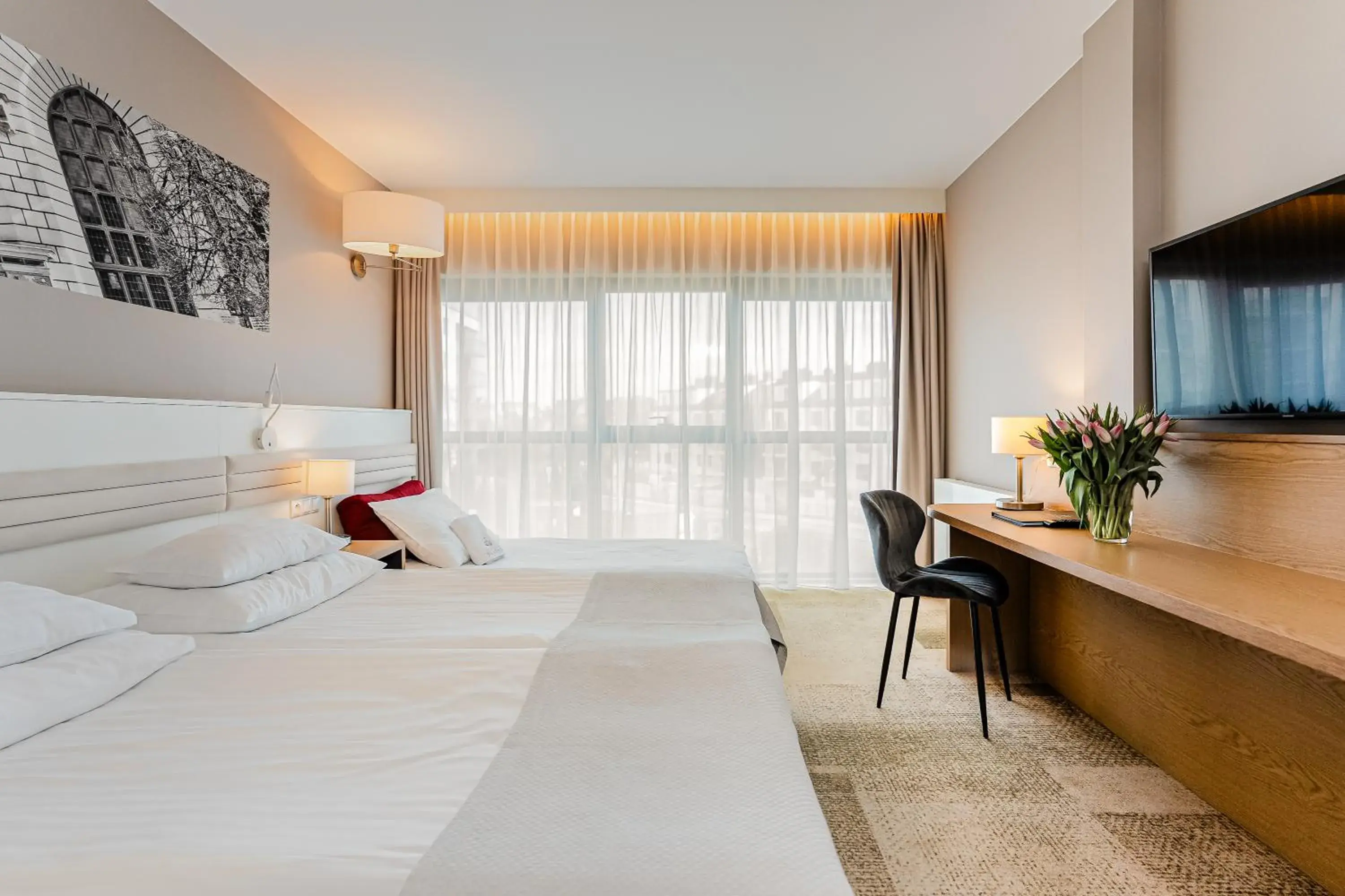 Bed in Hotel Platan Bed in Hotel Platan