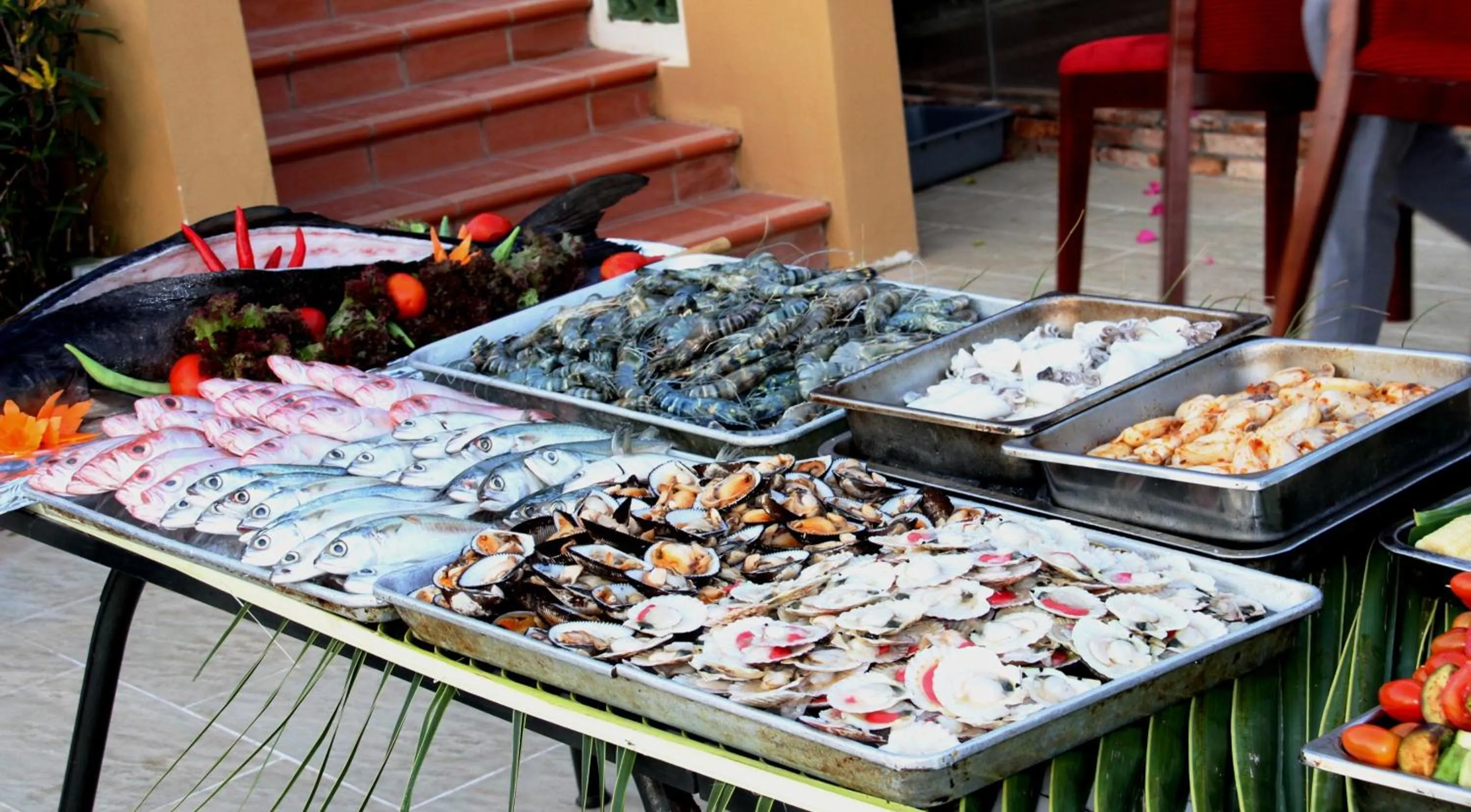 BBQ facilities in Poshanu Boutique Resort