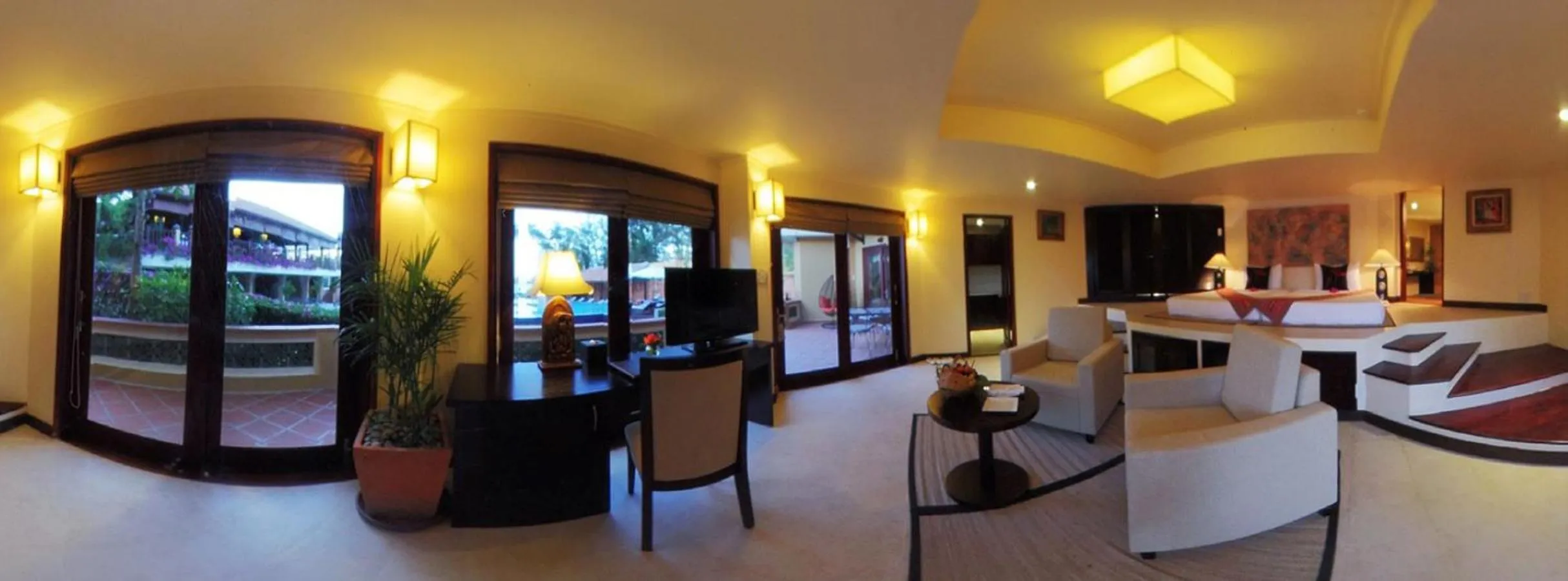 Patio in Poshanu Boutique Resort