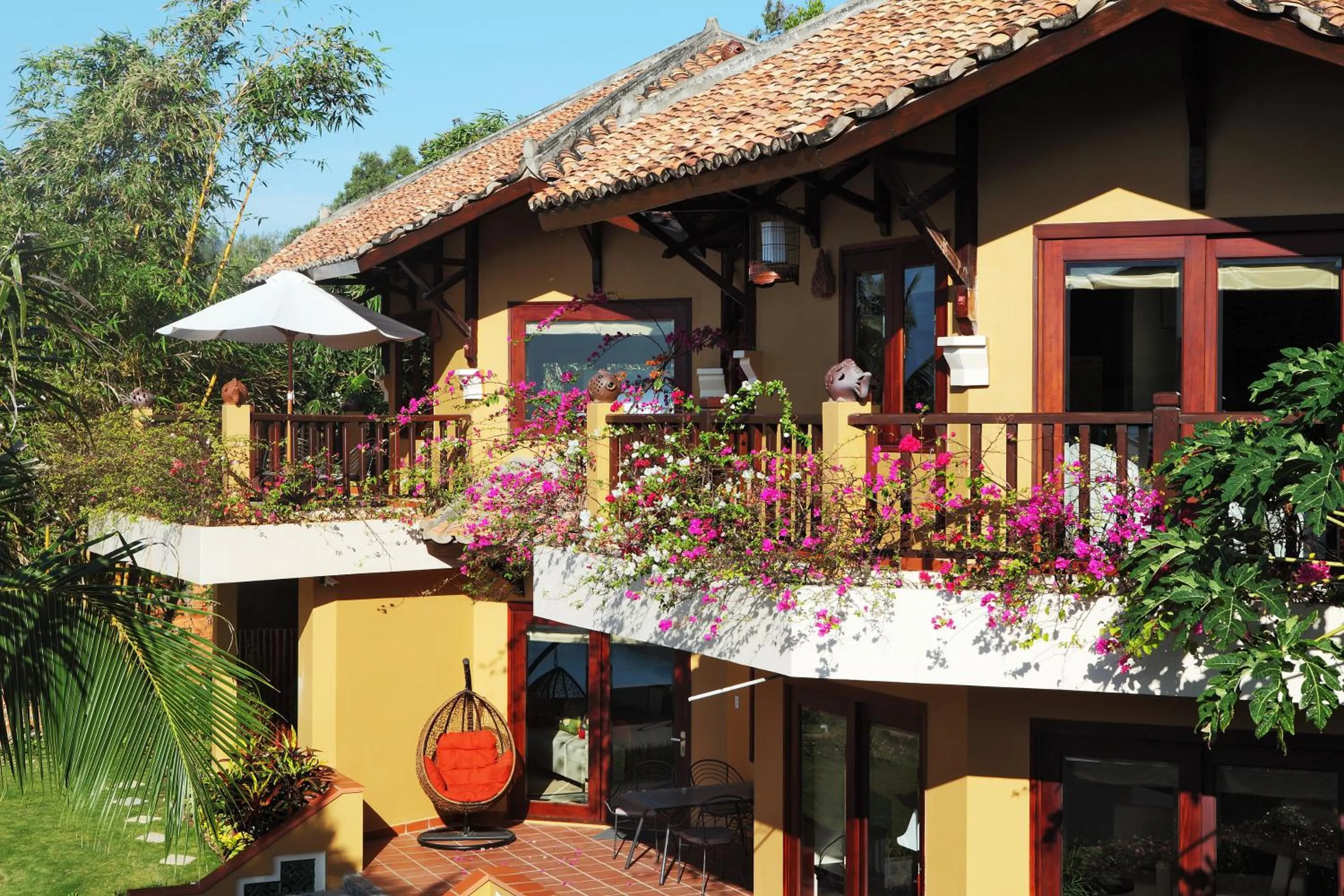 Balcony/Terrace, Property Building in Poshanu Boutique Resort
