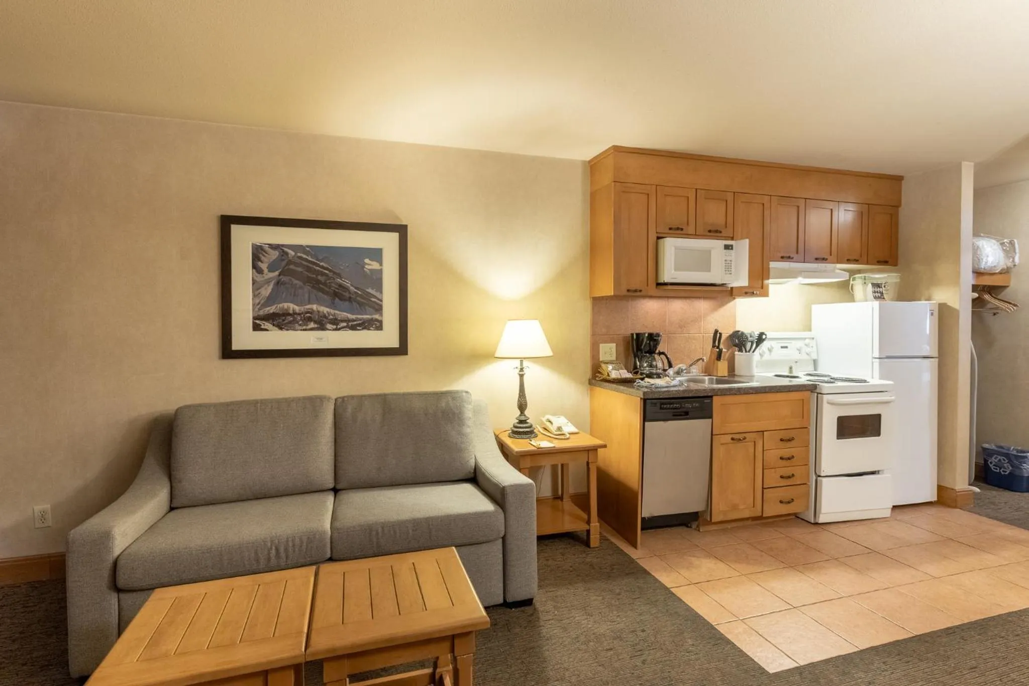 Living room in The Hidden Ridge Resort