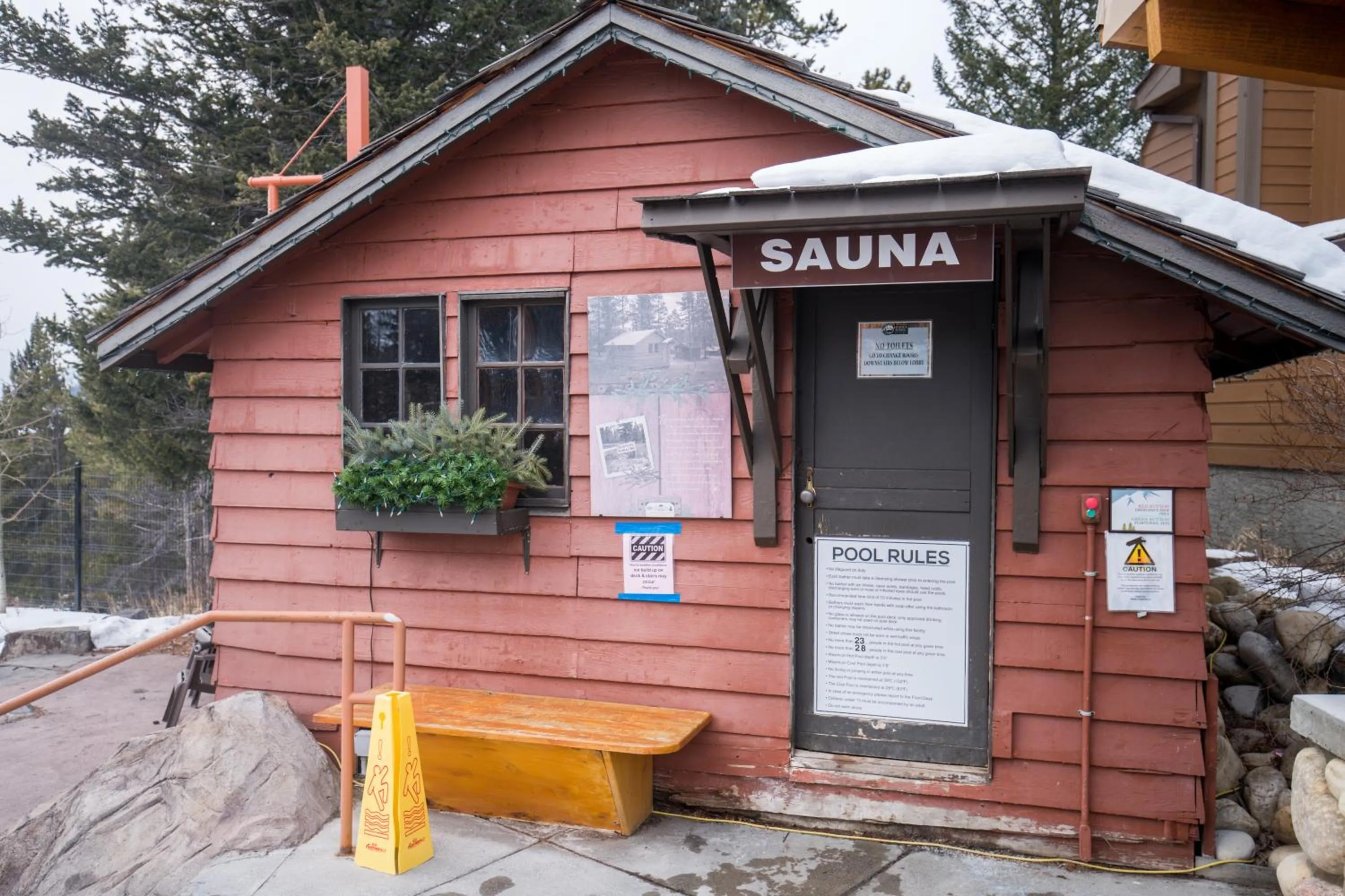 Sauna in The Hidden Ridge Resort